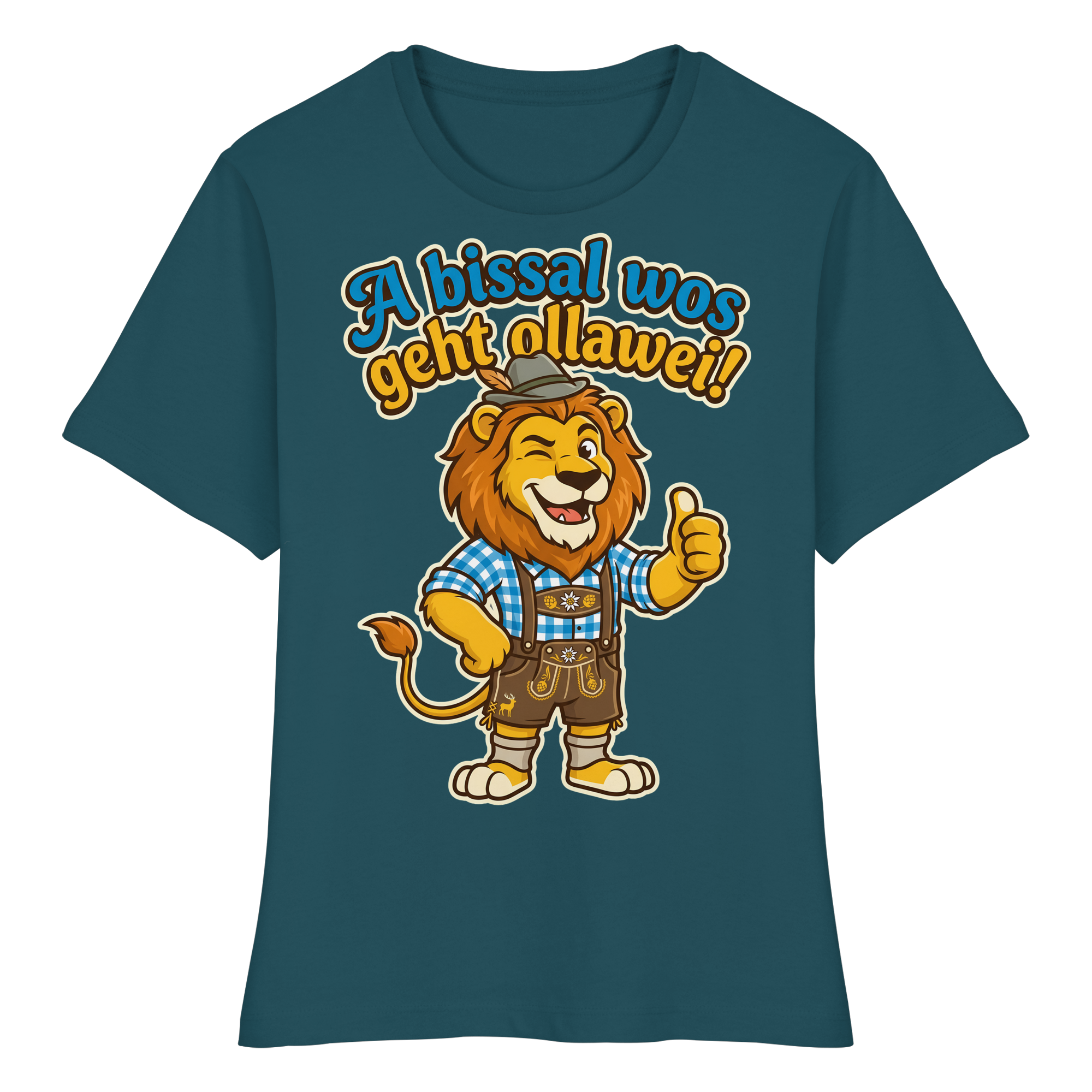 A BISSAL WOS GEHT OLLAWEI! - Fitted Ladies Organic Shirt