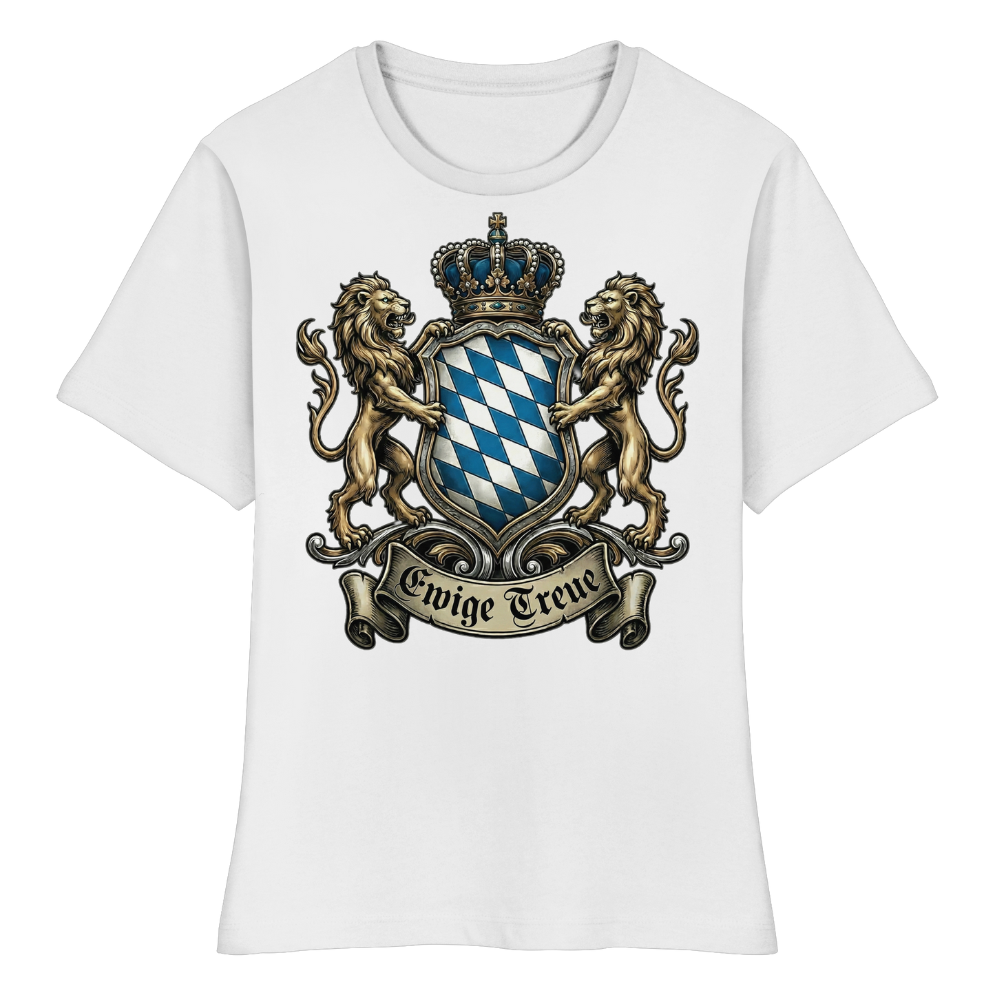 EWIGE TREUE - Fitted Ladies Organic Shirt - BayrischerHumor