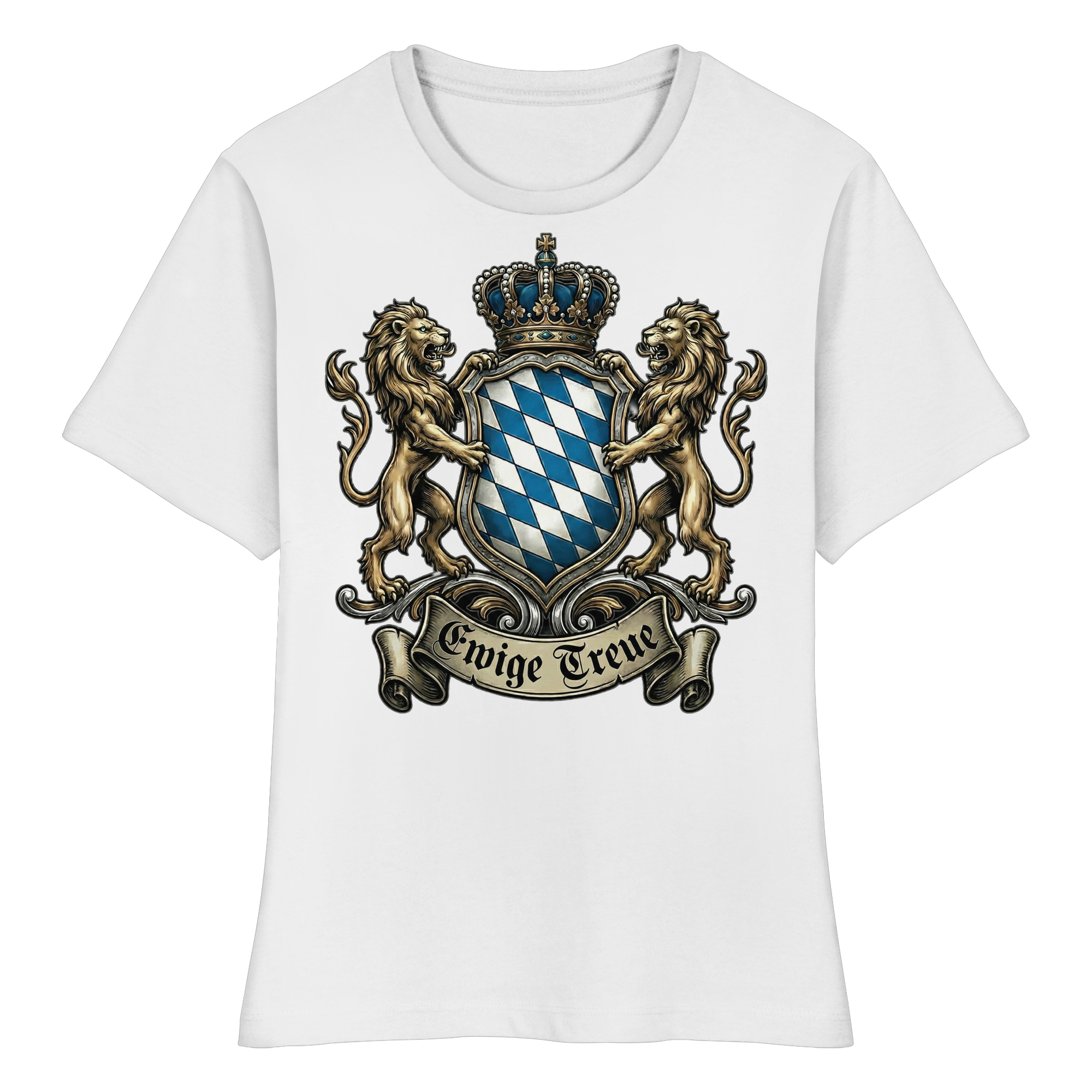 EWIGE TREUE - Fitted Ladies Organic Shirt - BayrischerHumor