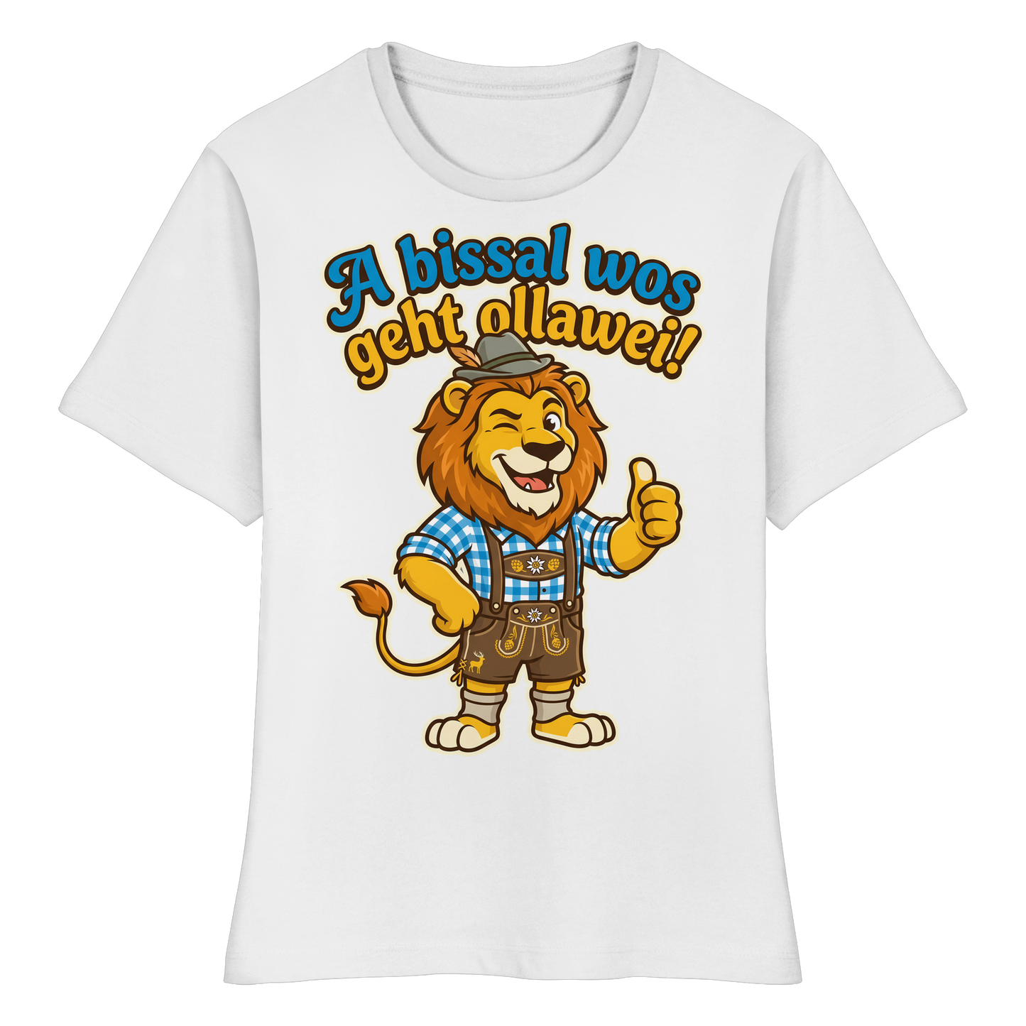 A BISSAL WOS GEHT OLLAWEI! - Fitted Ladies Organic Shirt