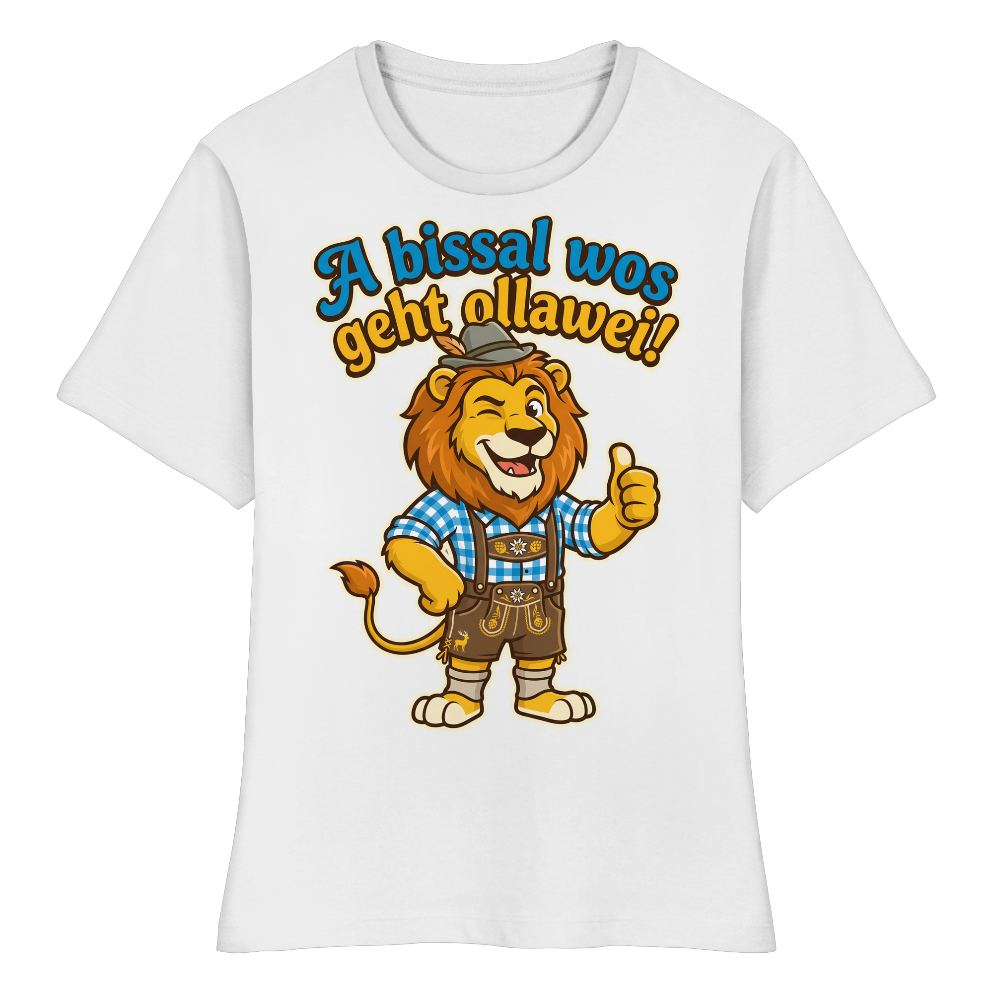 A BISSAL WOS GEHT OLLAWEI! - Fitted Ladies Organic Shirt