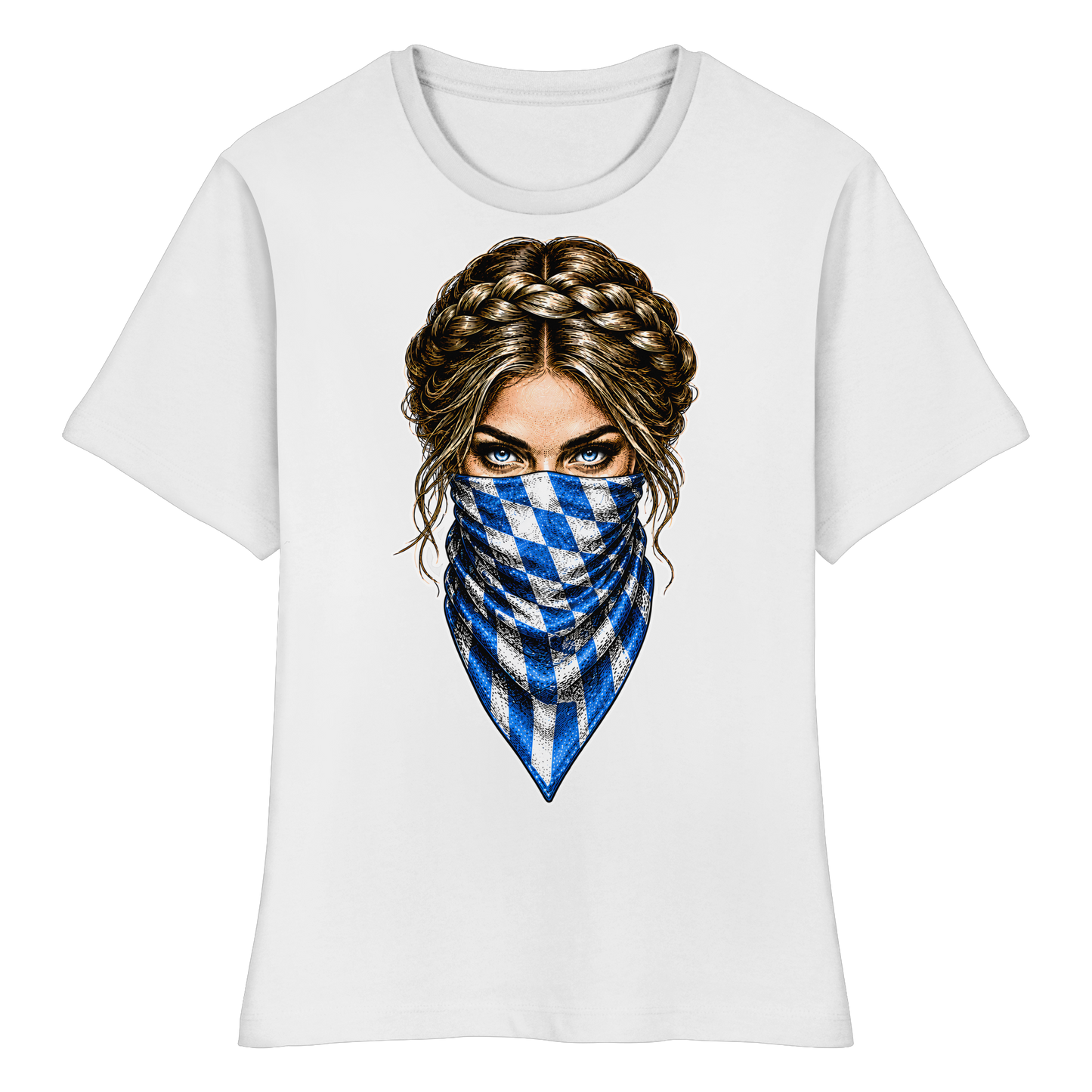 Bayerische Banditin - Fitted Ladies Organic Shirt