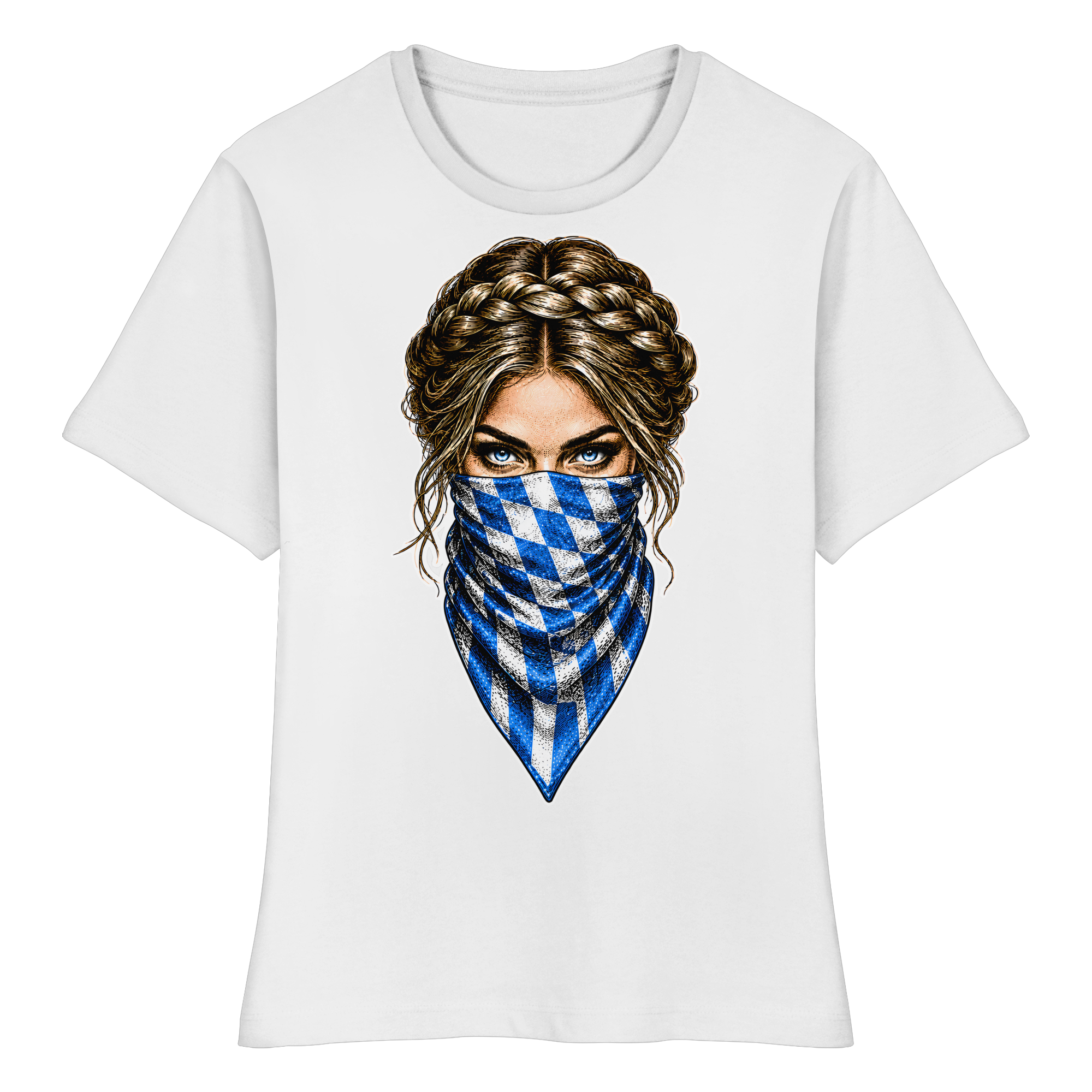 Bayerische Banditin - Fitted Ladies Organic Shirt