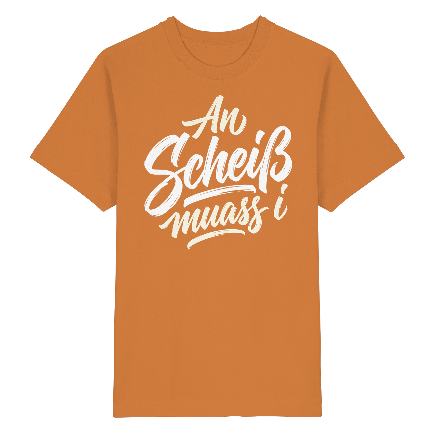 AN SCHEIß MUASS I - Heavy Oversized Organic Shirt - BayrischerHumor