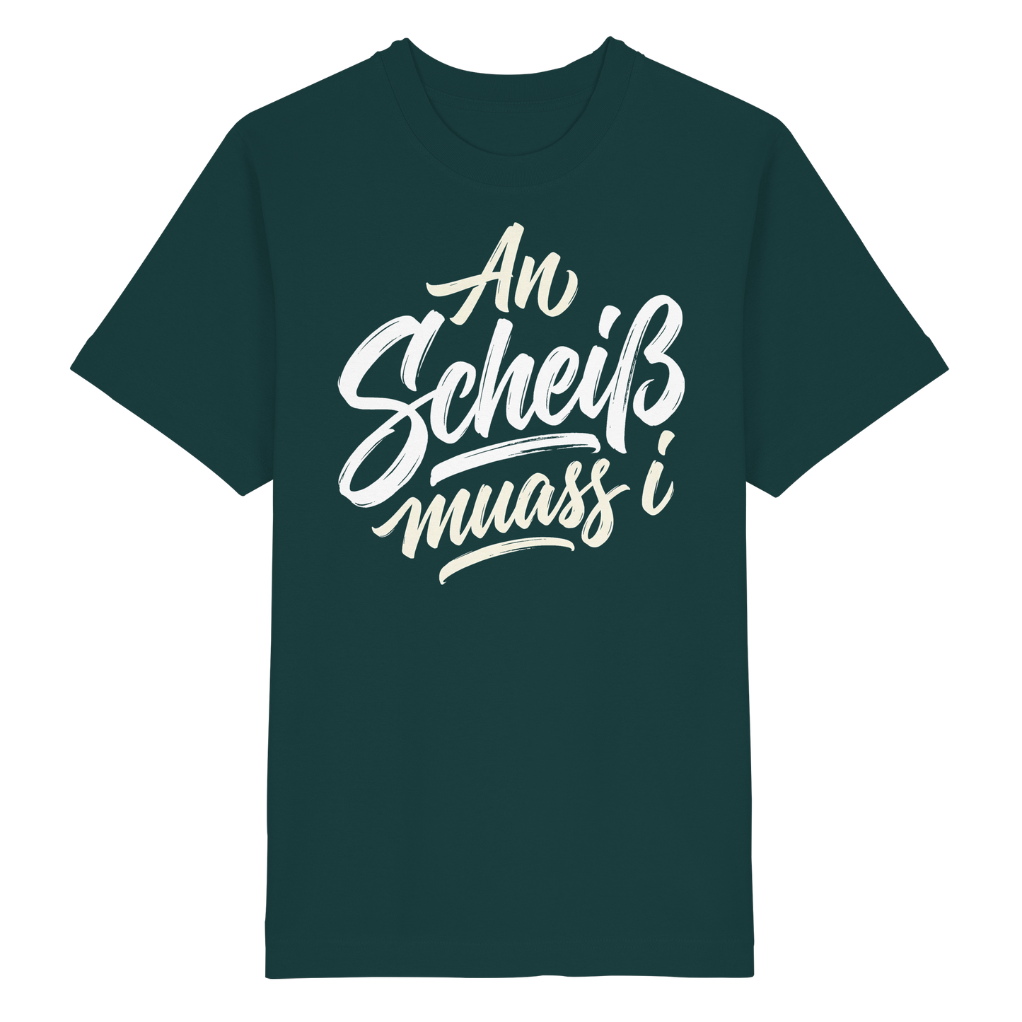 AN SCHEIß MUASS I - Heavy Oversized Organic Shirt - BayrischerHumor