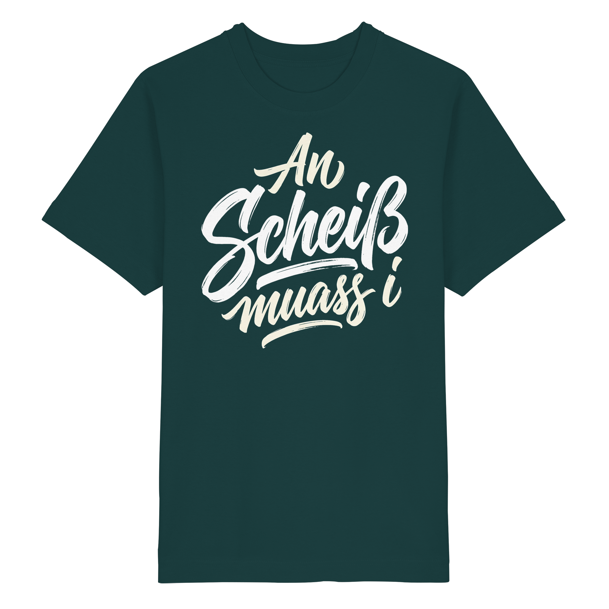 AN SCHEIß MUASS I - Heavy Oversized Organic Shirt - BayrischerHumor