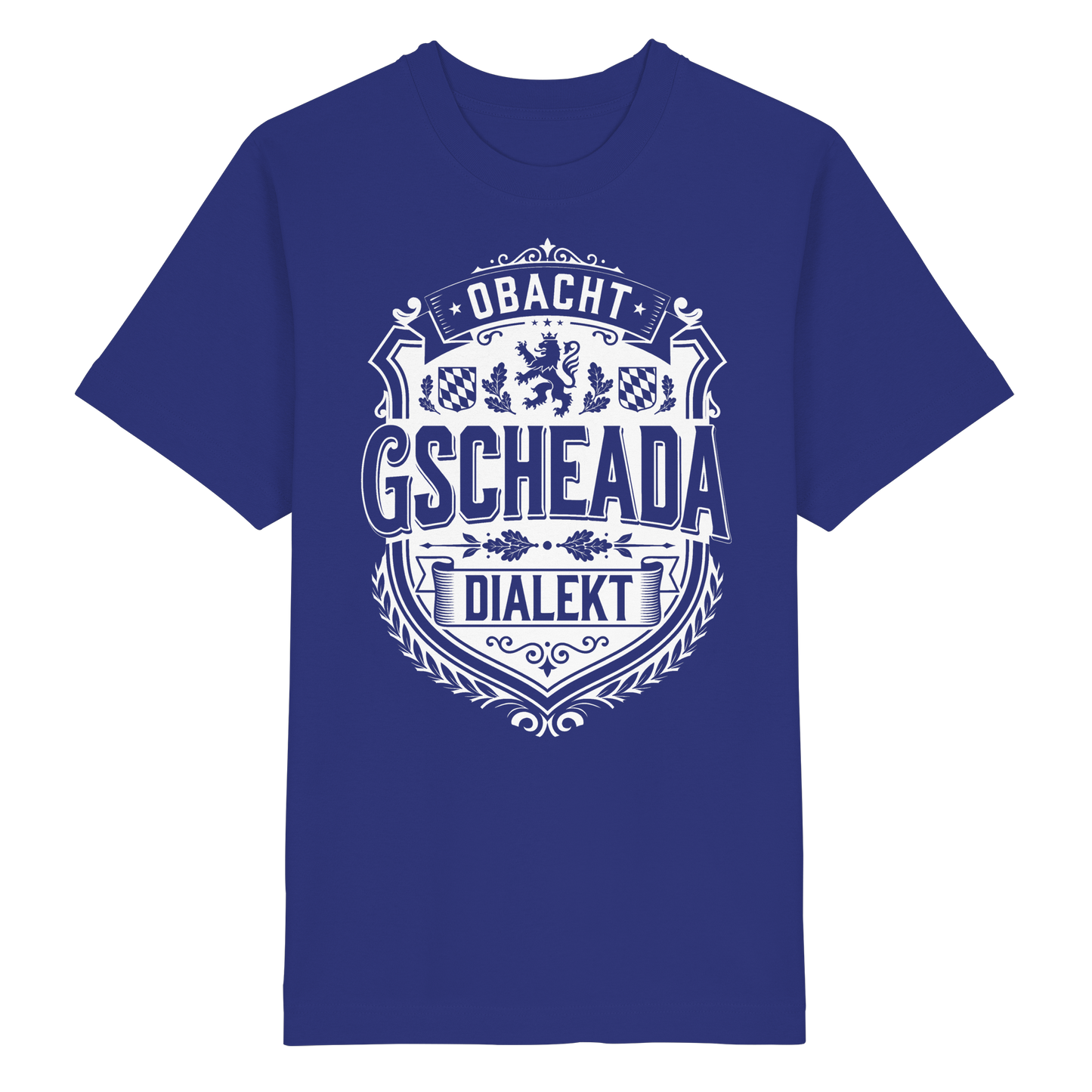OBACHT GSCHEADA DIALEKT - Heavy Oversized Organic Shirt - BayrischerHumor