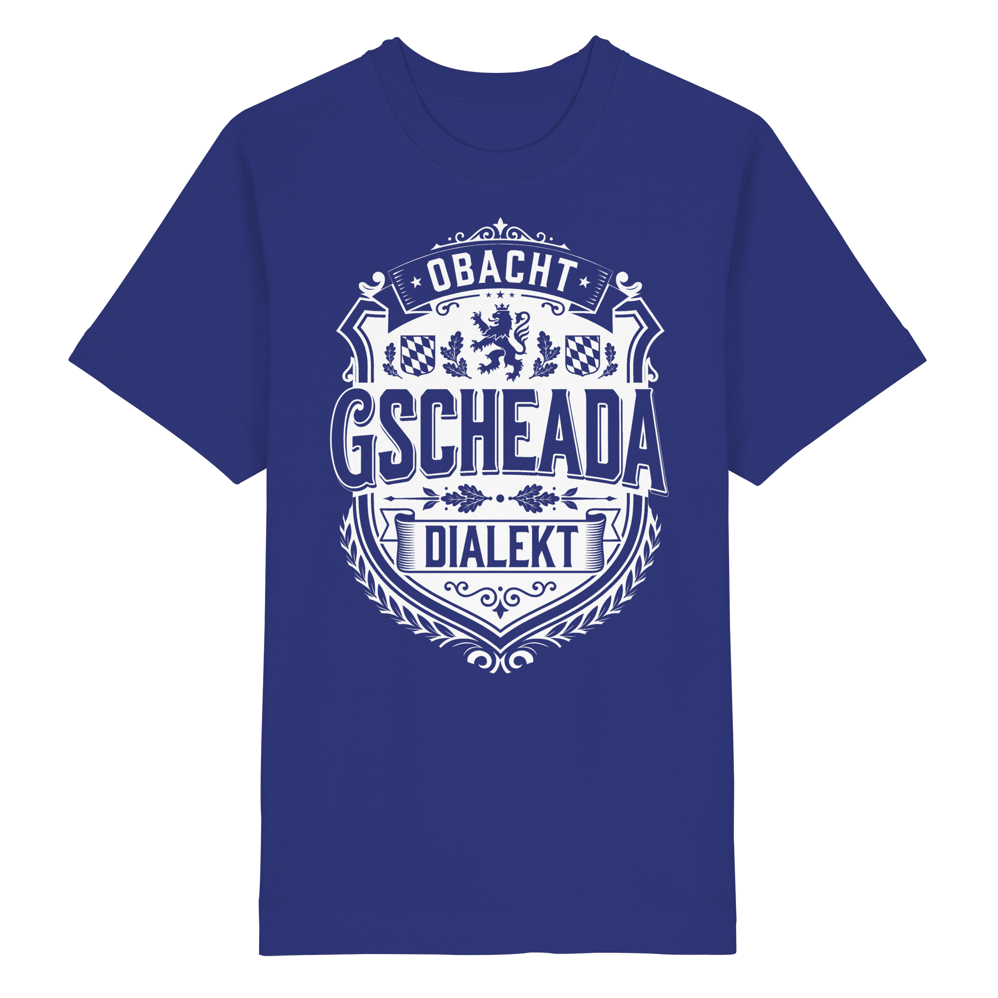 OBACHT GSCHEADA DIALEKT - Heavy Oversized Organic Shirt - BayrischerHumor