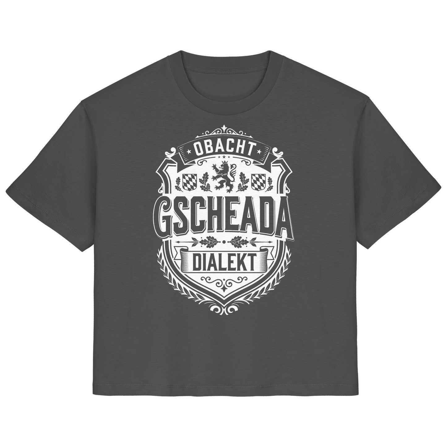 OBACHT GSCHEADA DIALEKT - Ladies Organic Shirt - BayrischerHumor