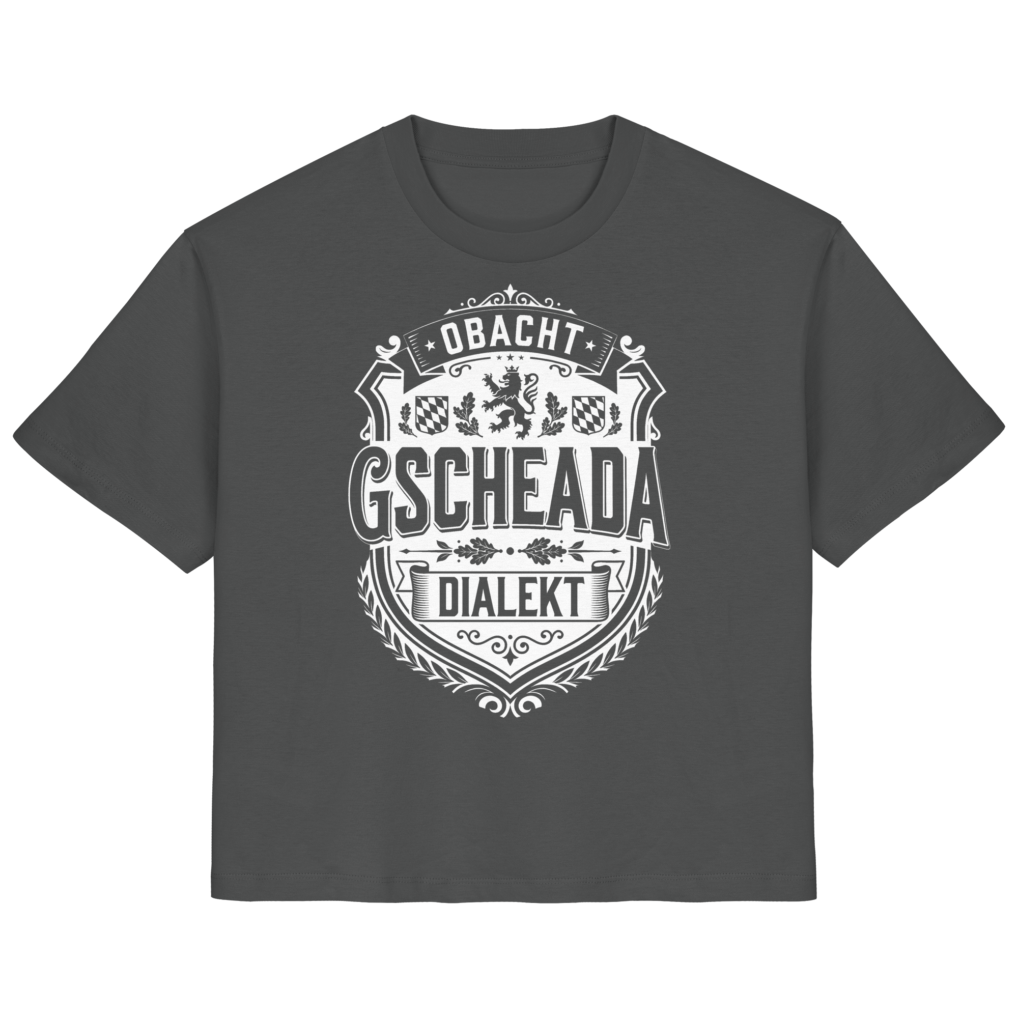 OBACHT GSCHEADA DIALEKT - Ladies Organic Shirt - BayrischerHumor