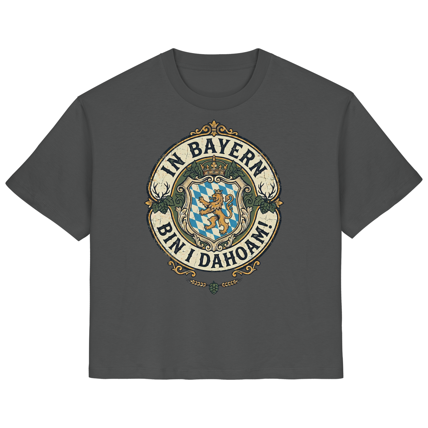 IN BAYERN BIN I DAHOAM! - Ladies Organic Shirt - BayrischerHumor