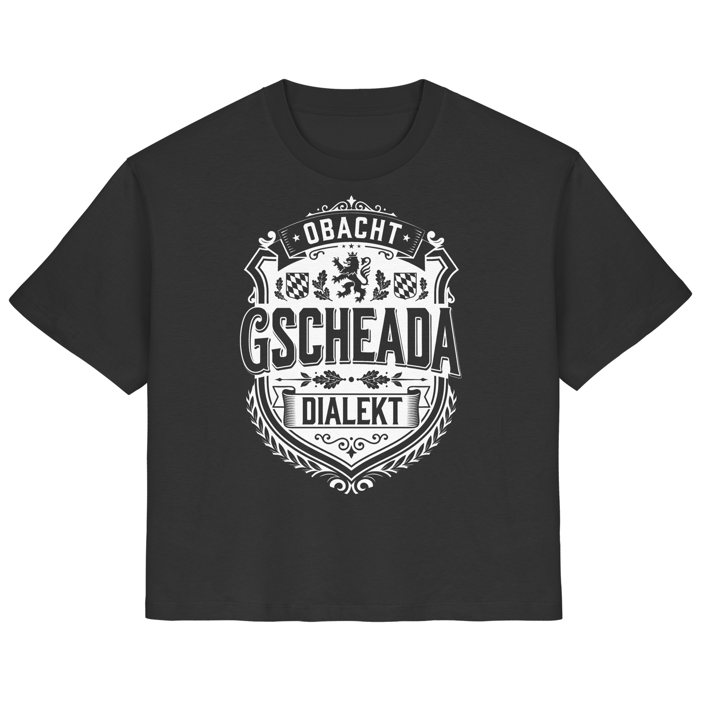 OBACHT GSCHEADA DIALEKT - Ladies Organic Shirt - BayrischerHumor