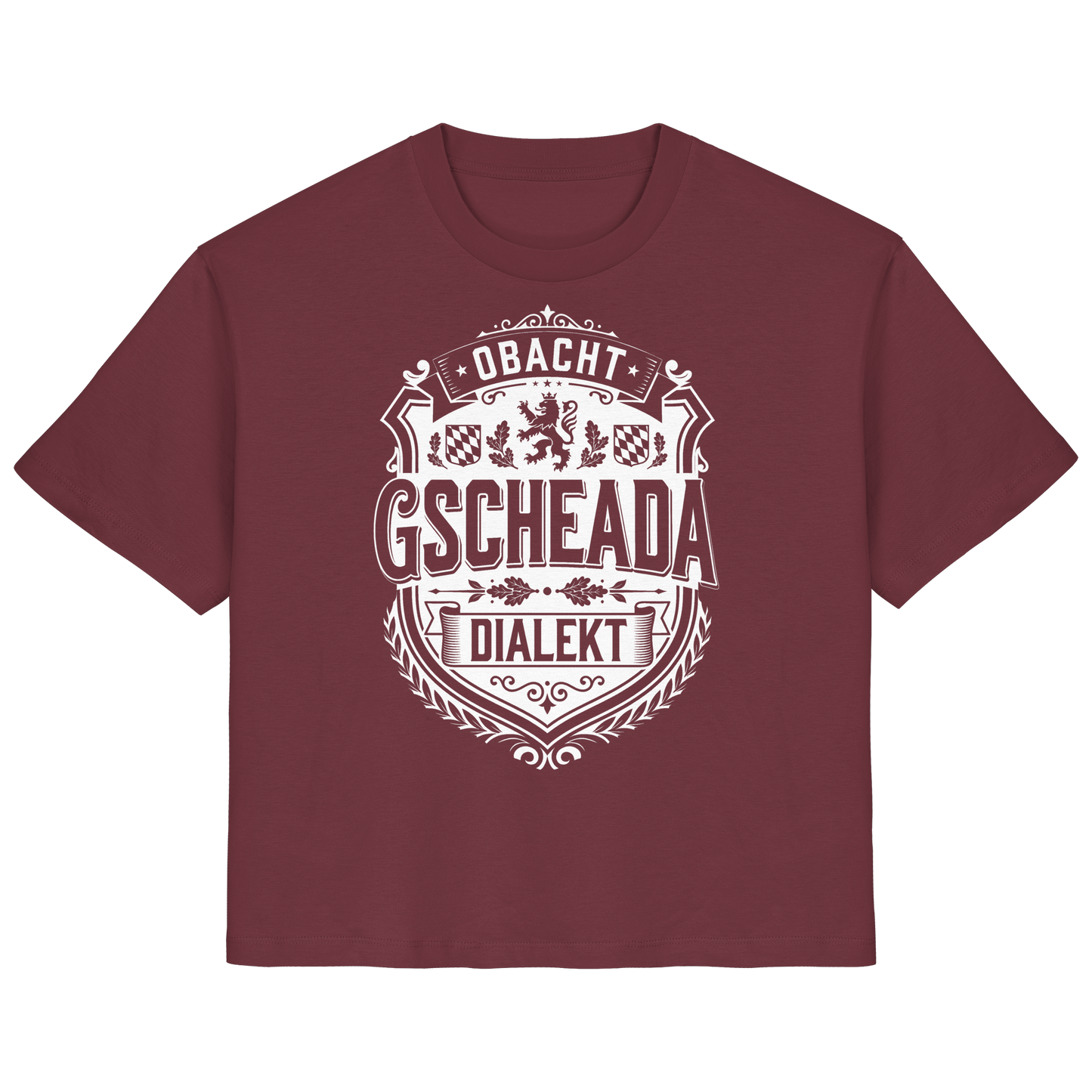 OBACHT GSCHEADA DIALEKT - Ladies Organic Shirt - BayrischerHumor