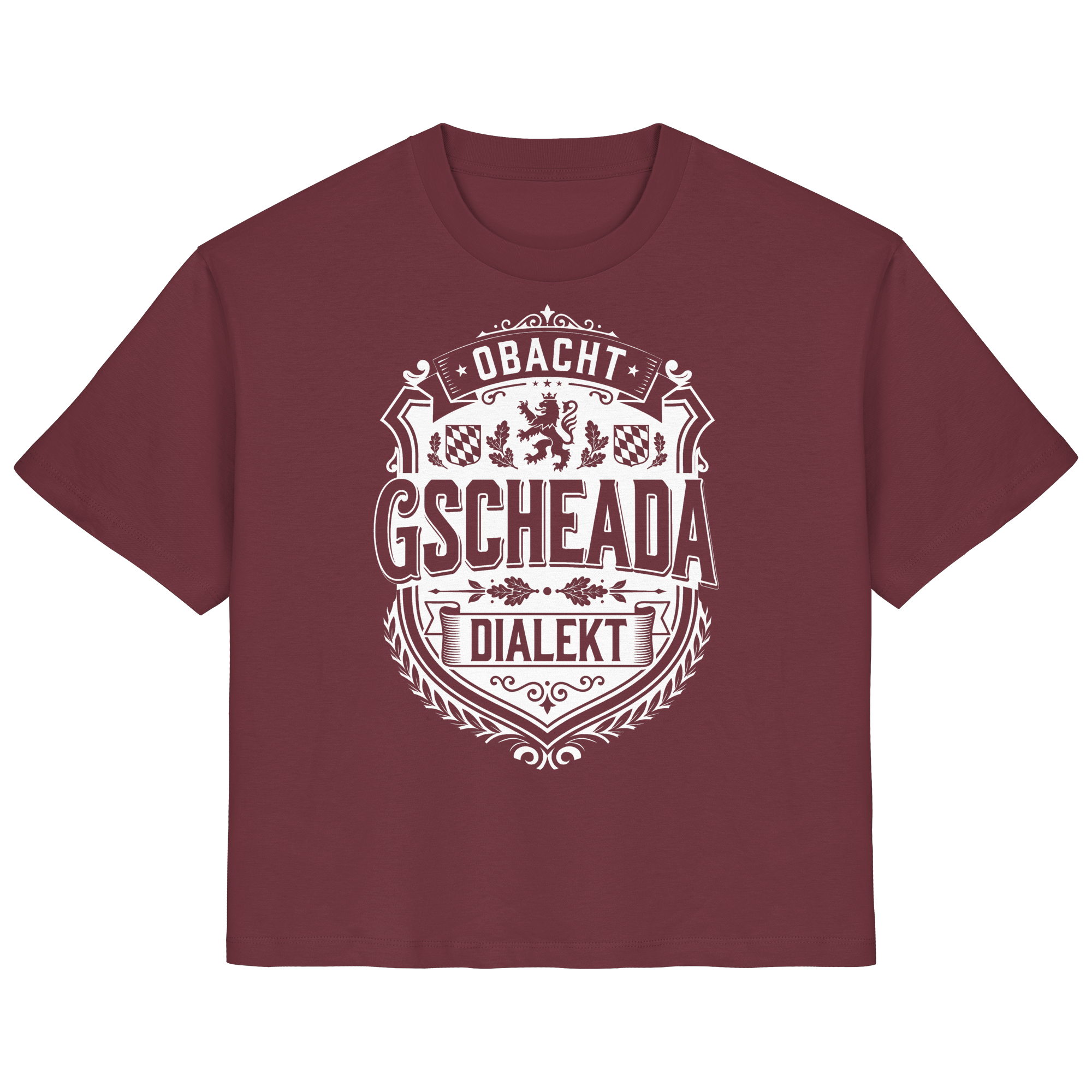 OBACHT GSCHEADA DIALEKT - Ladies Organic Shirt - BayrischerHumor
