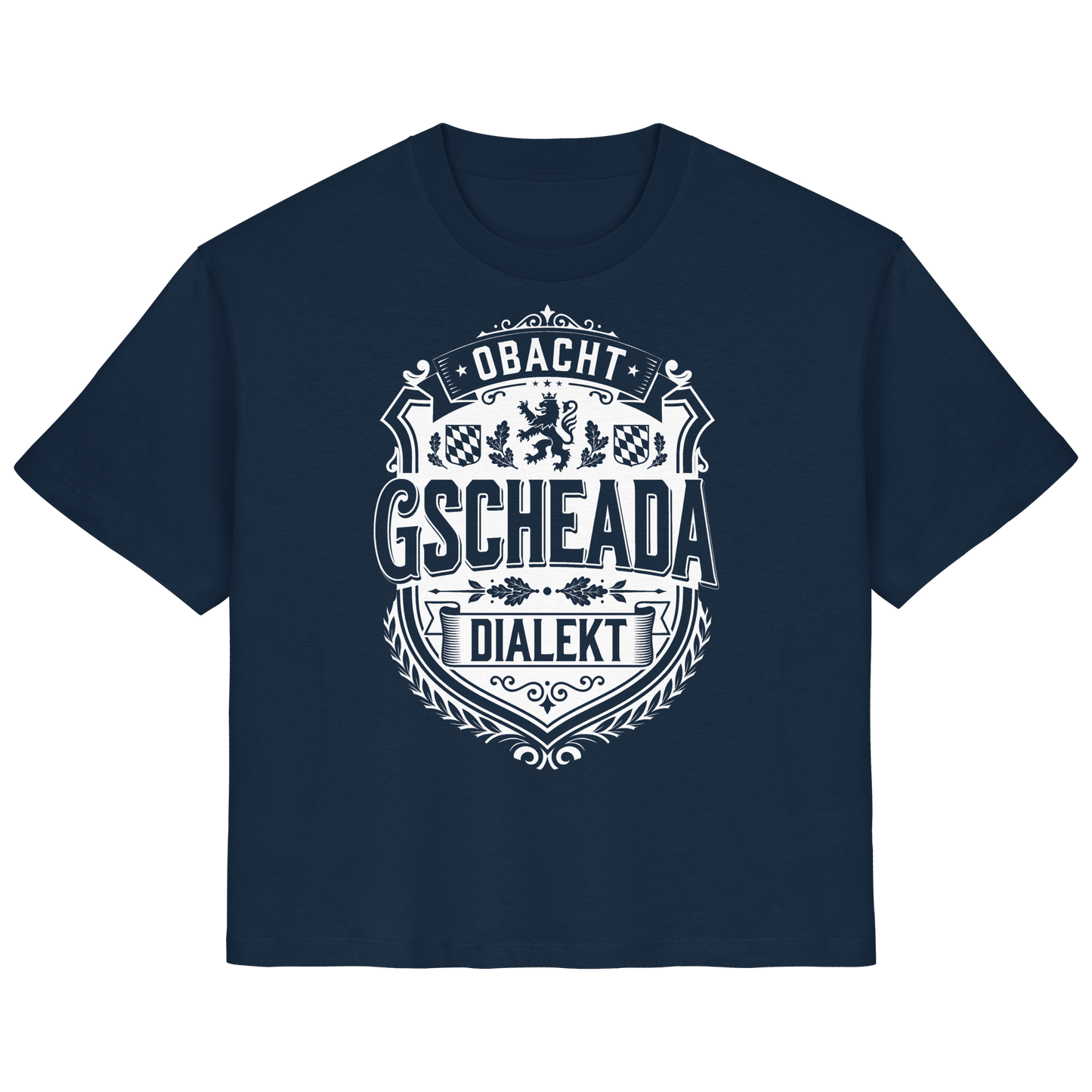 OBACHT GSCHEADA DIALEKT - Ladies Organic Shirt - BayrischerHumor