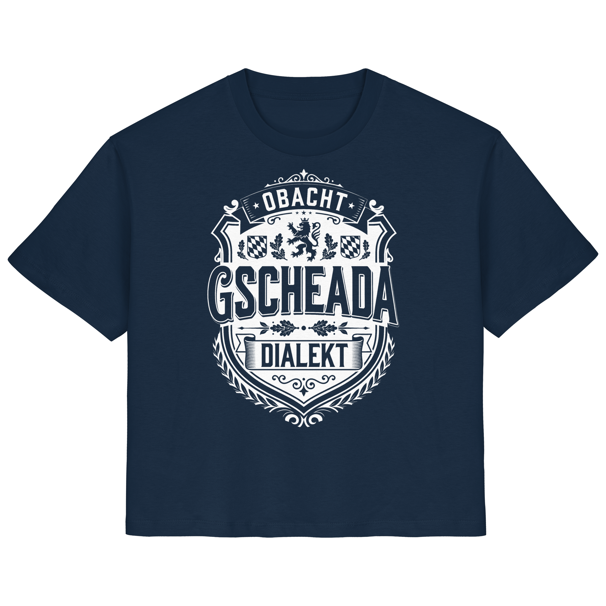 OBACHT GSCHEADA DIALEKT - Ladies Organic Shirt - BayrischerHumor