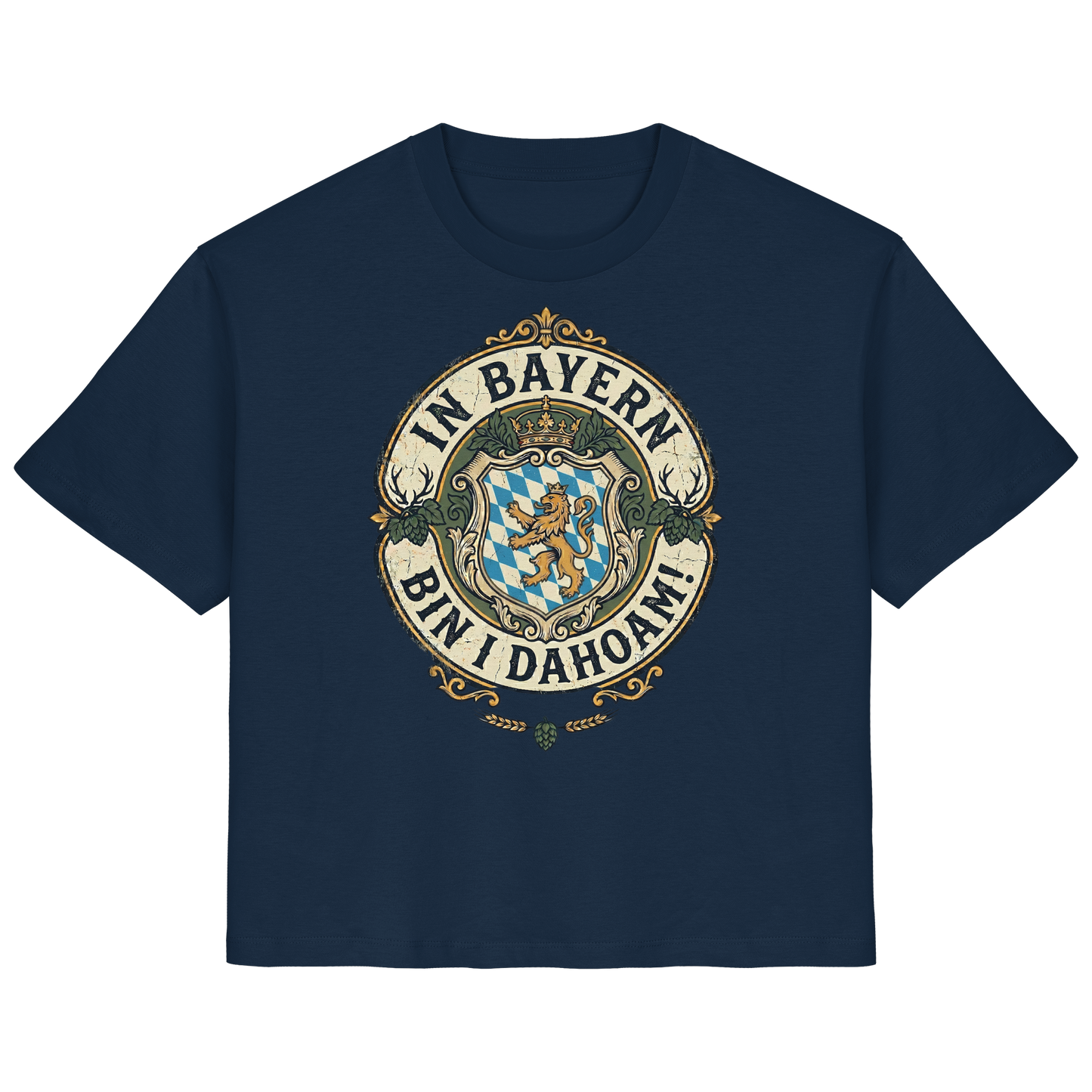 IN BAYERN BIN I DAHOAM! - Ladies Organic Shirt - BayrischerHumor