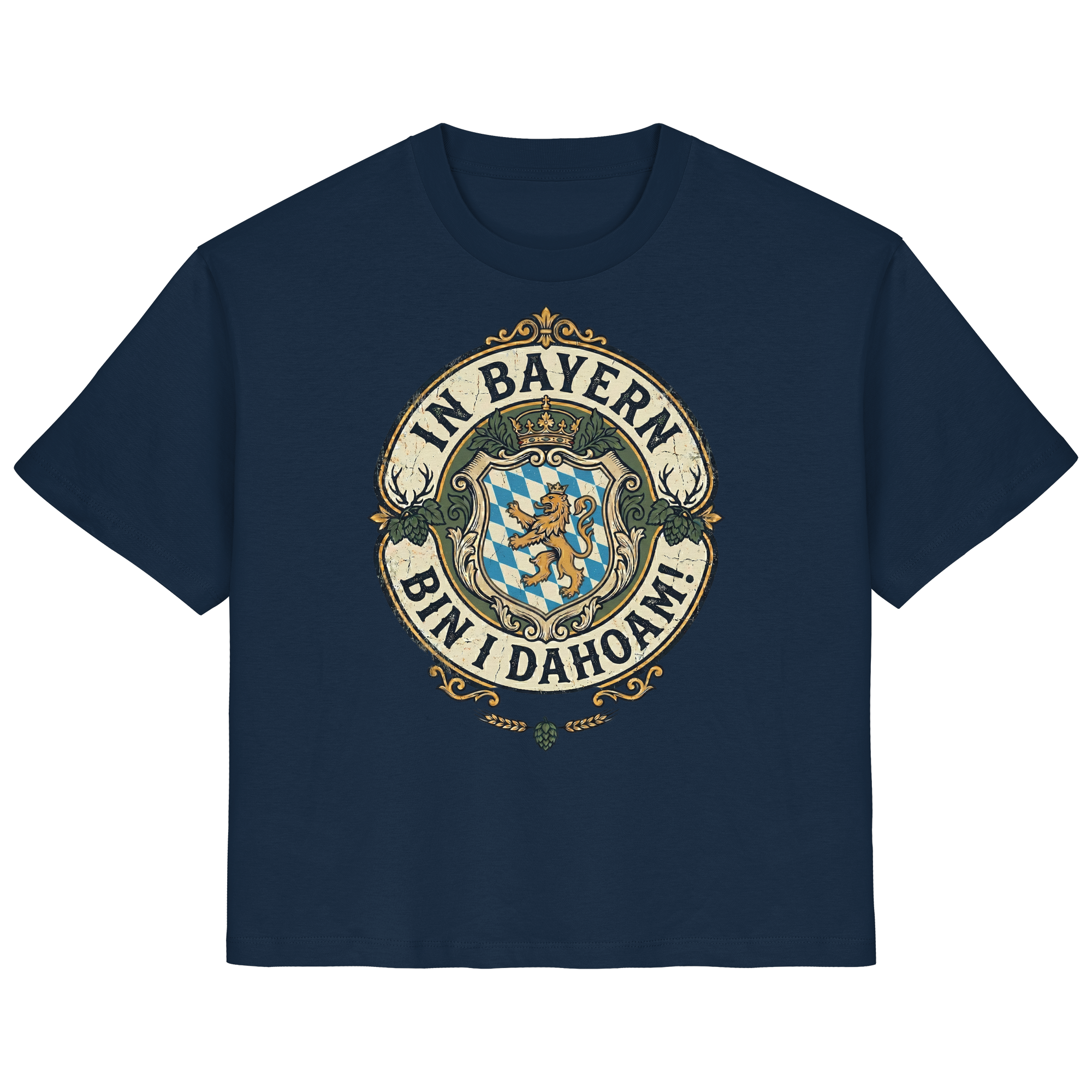 IN BAYERN BIN I DAHOAM! - Ladies Organic Shirt - BayrischerHumor
