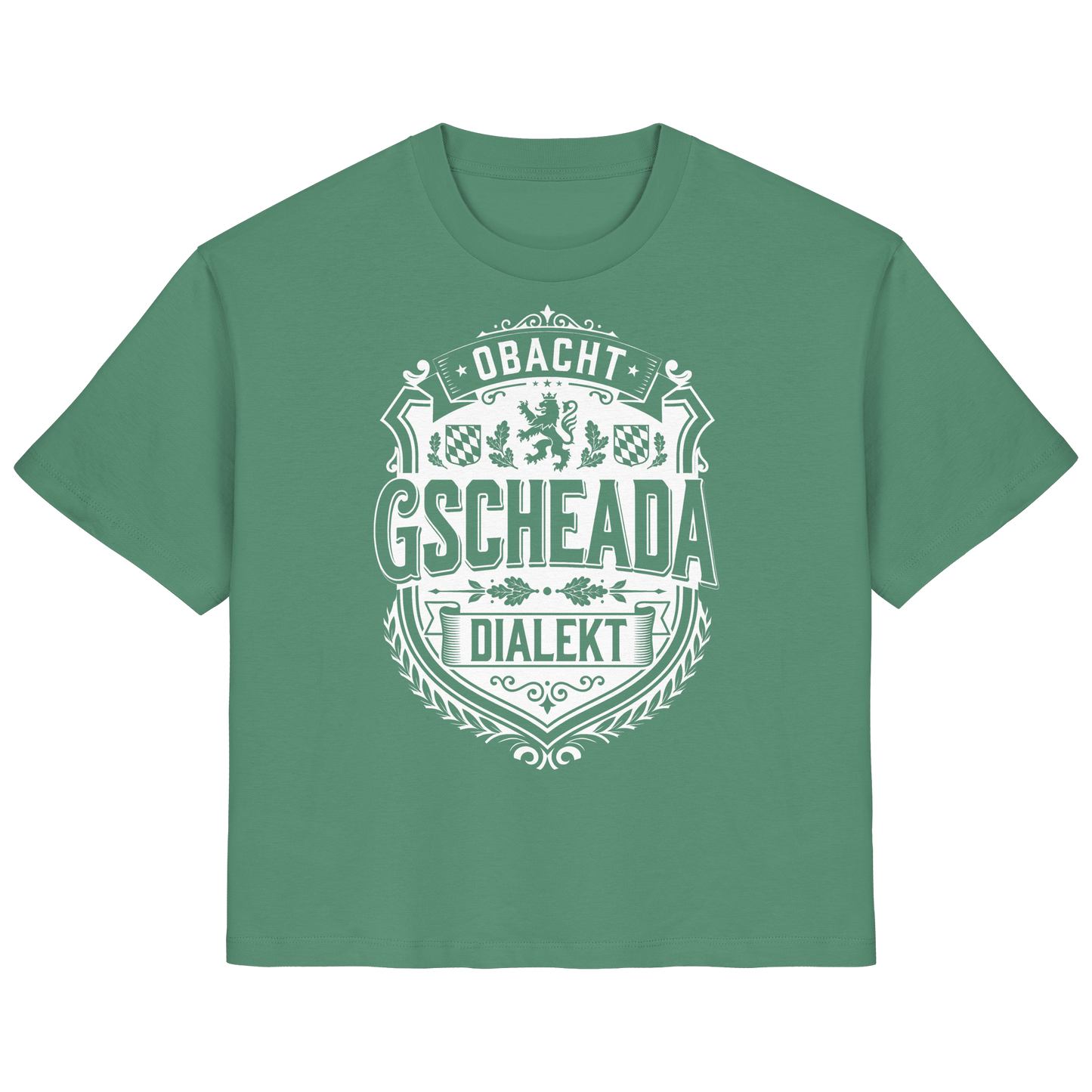 OBACHT GSCHEADA DIALEKT - Ladies Organic Shirt - BayrischerHumor