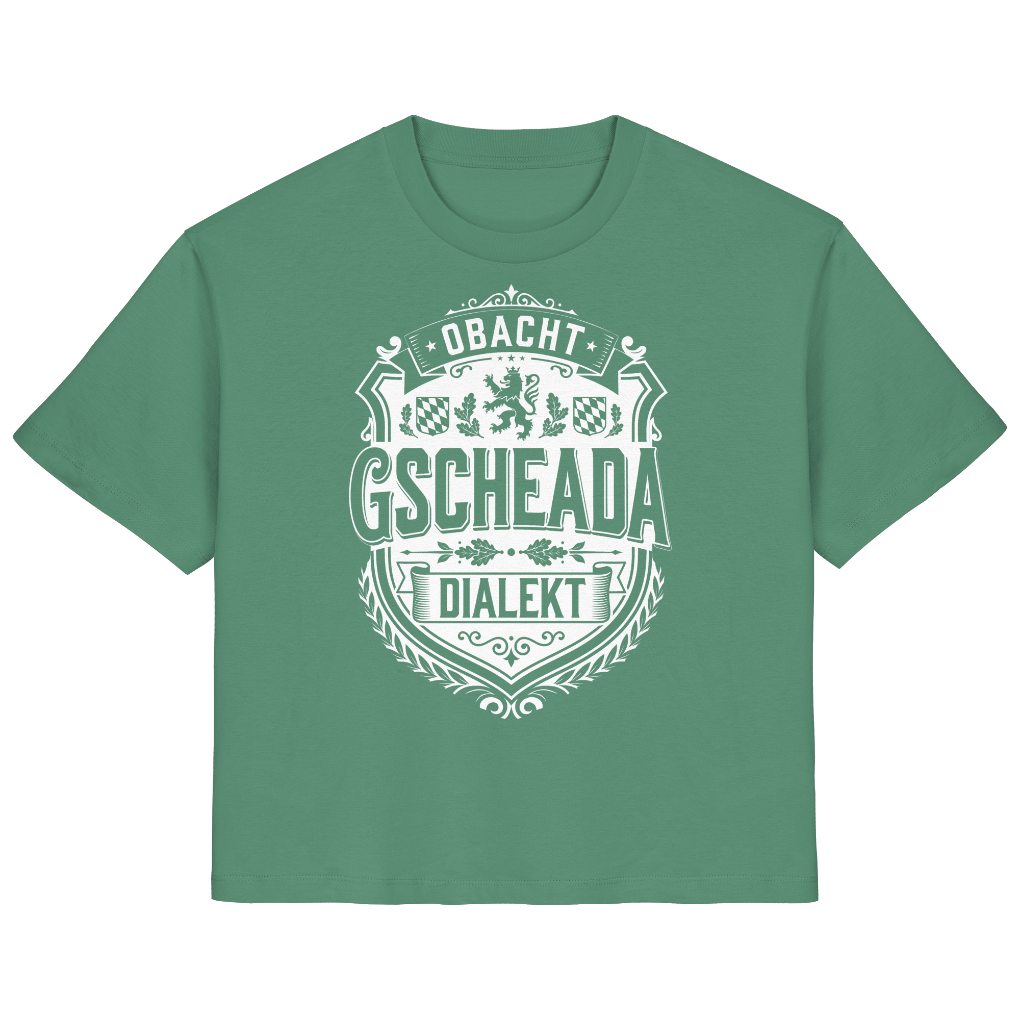 OBACHT GSCHEADA DIALEKT - Ladies Organic Shirt - BayrischerHumor