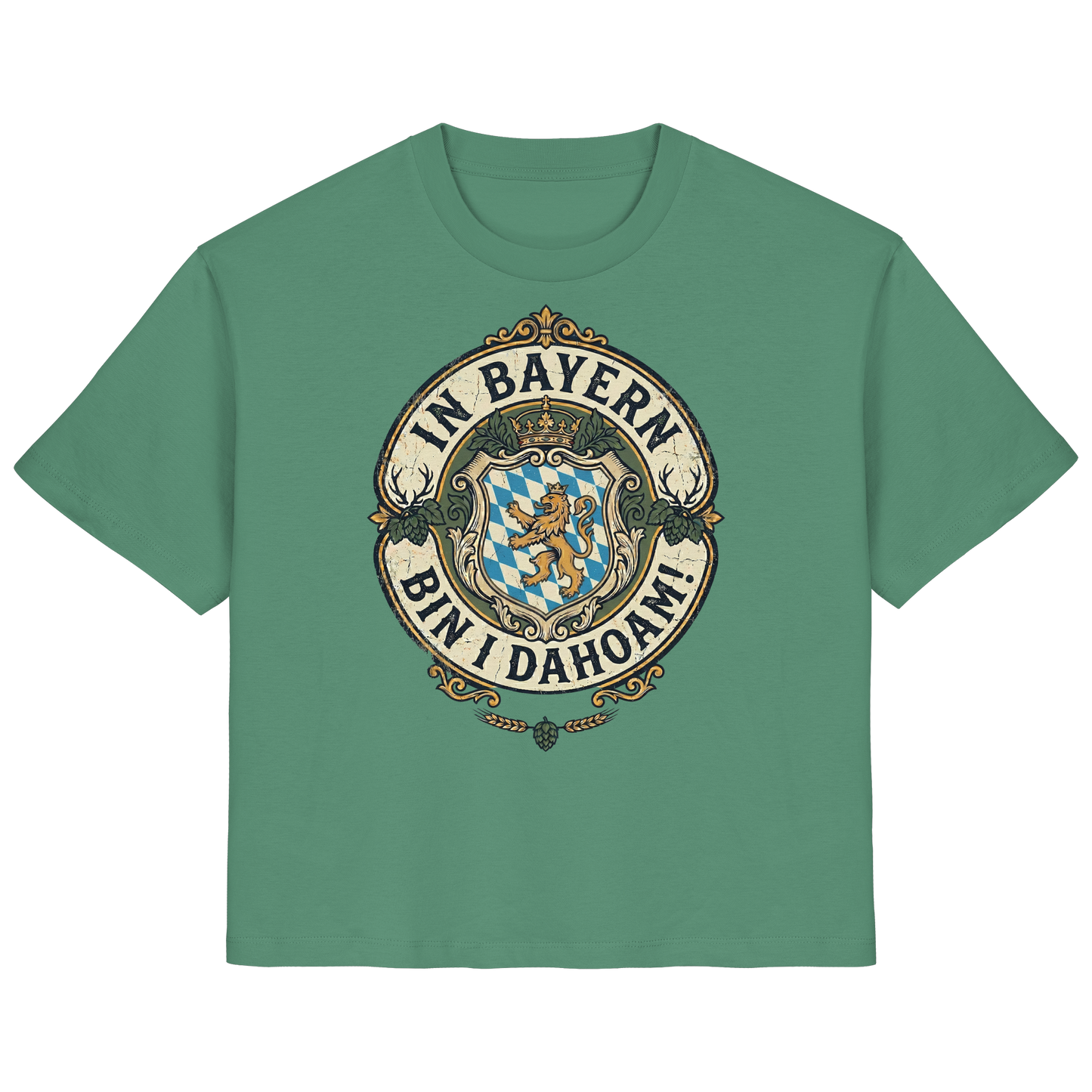 IN BAYERN BIN I DAHOAM! - Ladies Organic Shirt - BayrischerHumor