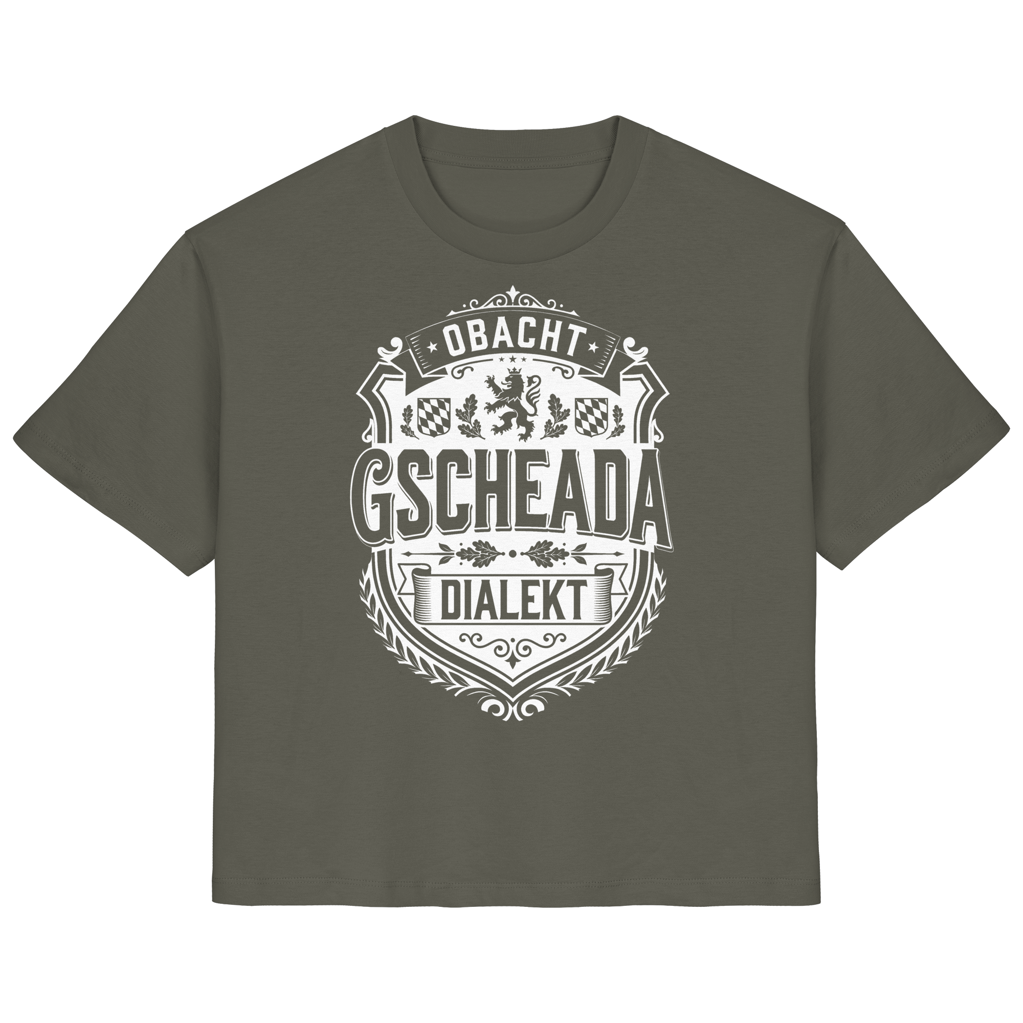 OBACHT GSCHEADA DIALEKT - Ladies Organic Shirt - BayrischerHumor