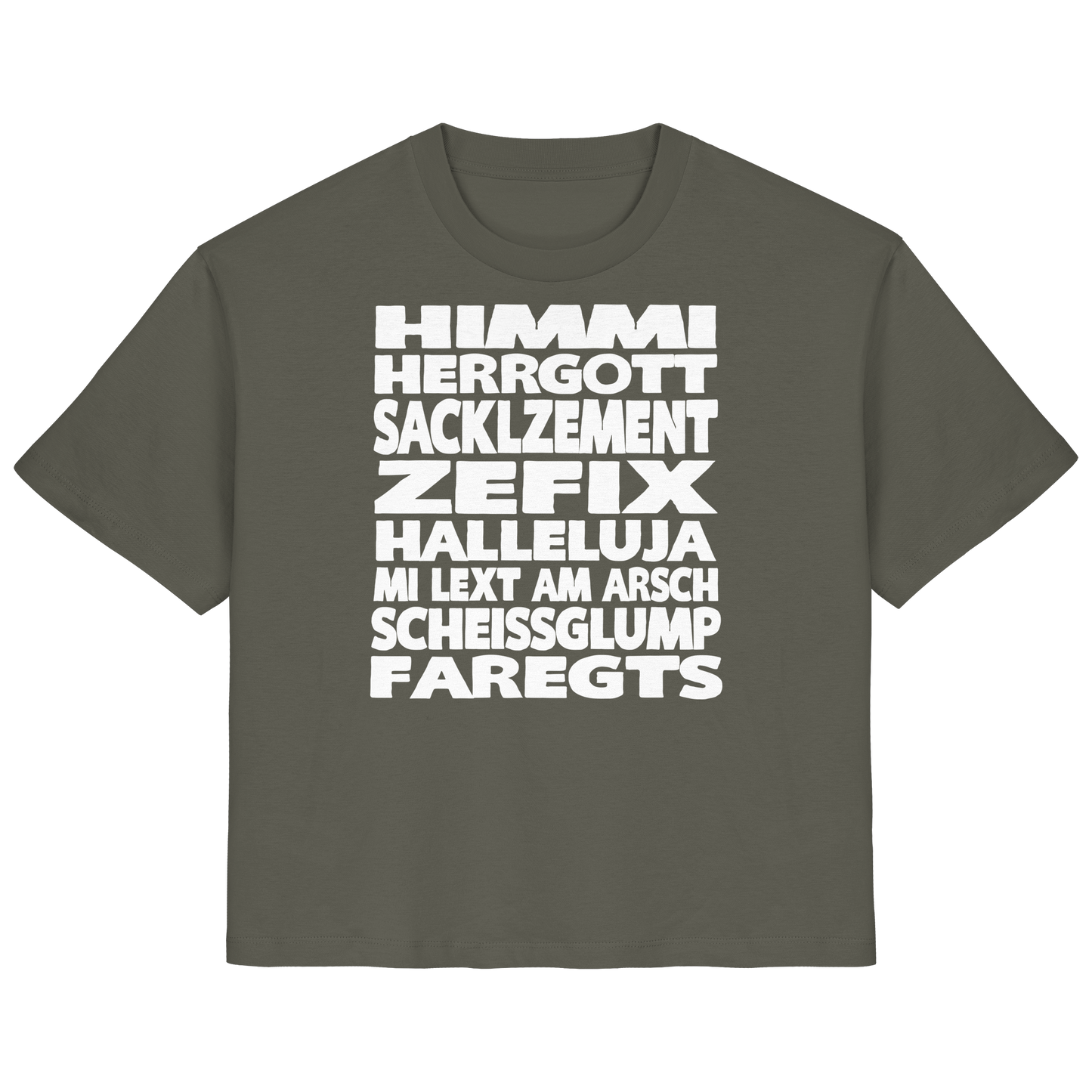 HIMMI HERRGOTT - Ladies Organic Shirt - BayrischerHumor