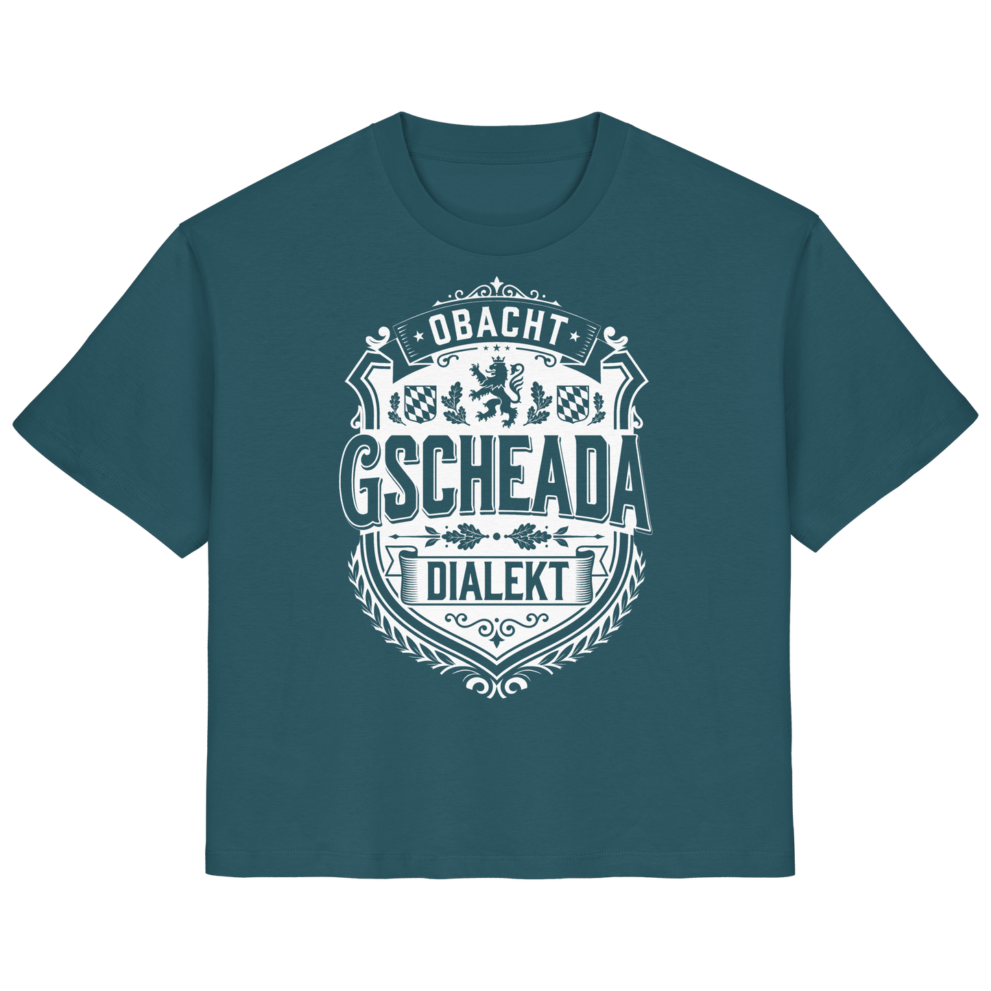 OBACHT GSCHEADA DIALEKT - Ladies Organic Shirt - BayrischerHumor