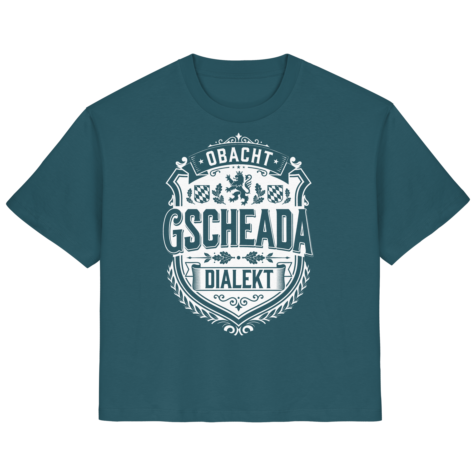 OBACHT GSCHEADA DIALEKT - Ladies Organic Shirt - BayrischerHumor
