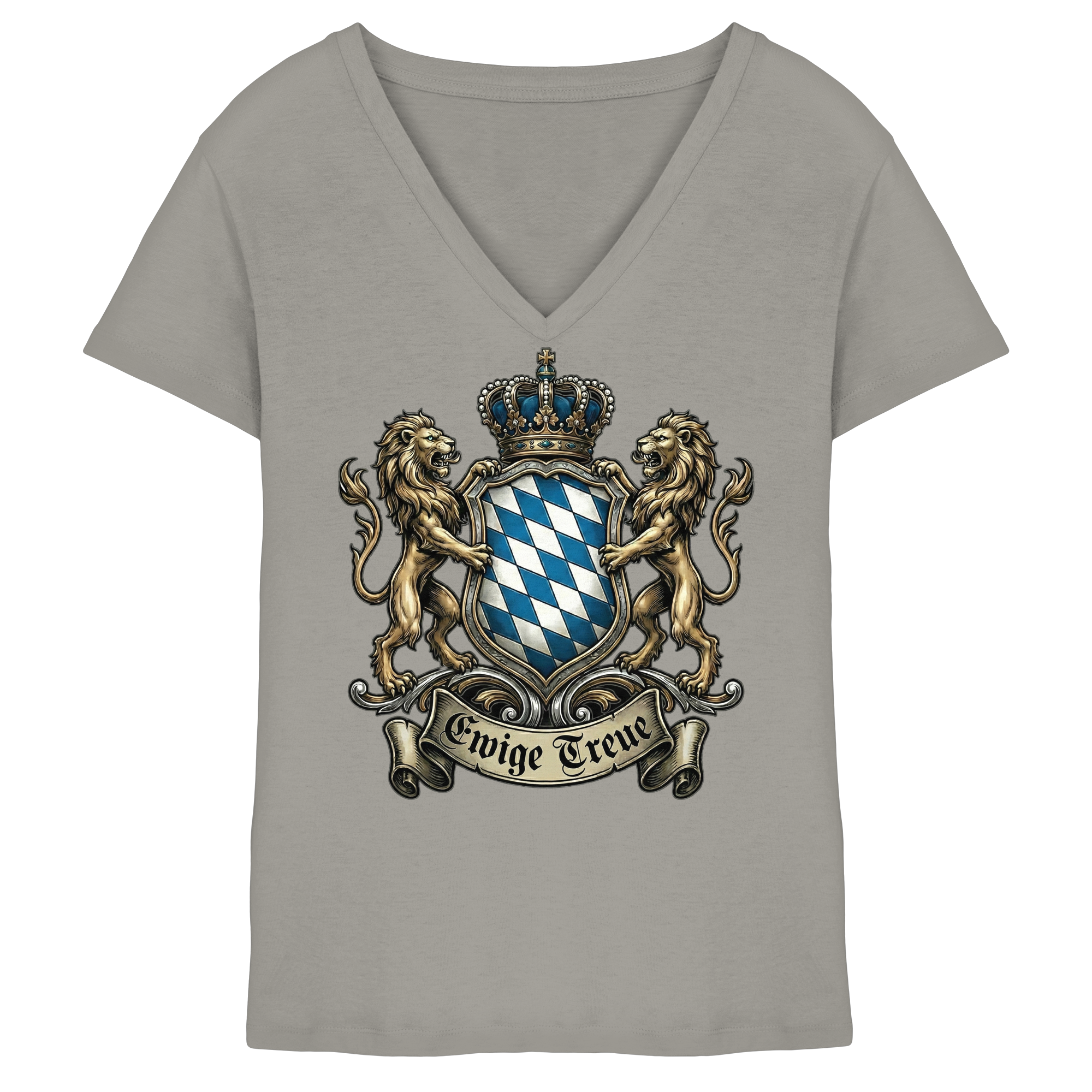EWIGE TREUE - Ladies V-Neck Shirt - BayrischerHumor