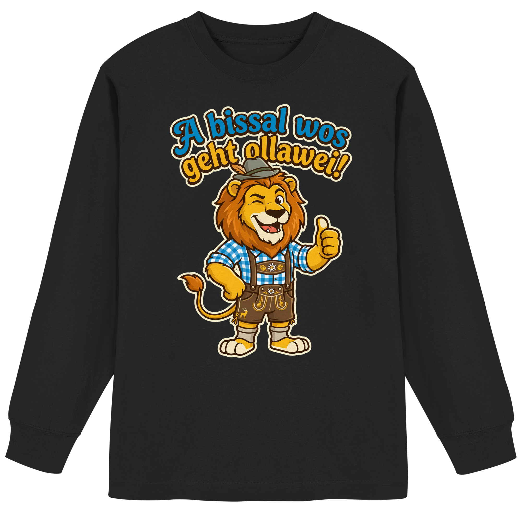 A BISSAL WOS GEHT OLLAWEI! - Organic Heavy Oversized Longsleeve T-Shirt