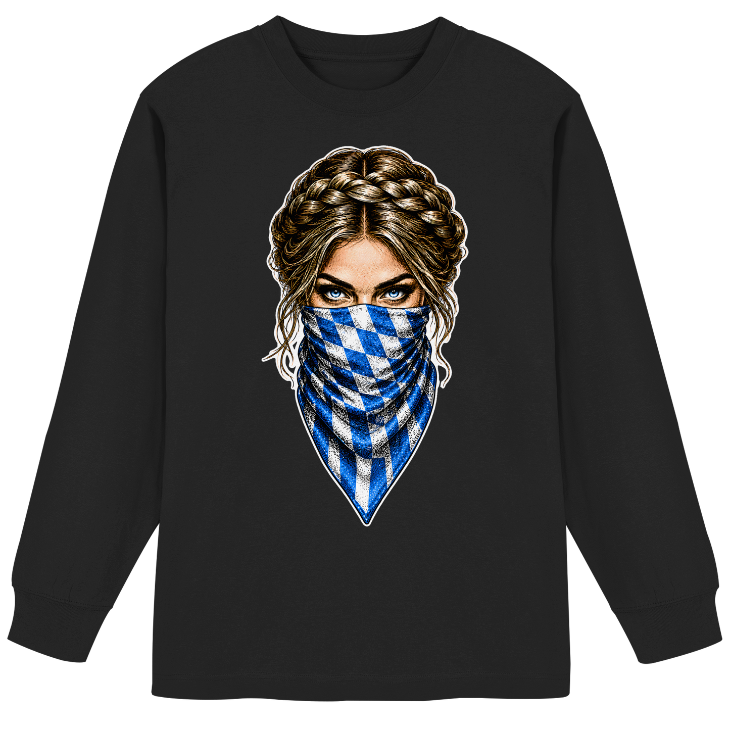 Bayerische Banditin - Organic Heavy Oversized Longsleeve T-Shirt