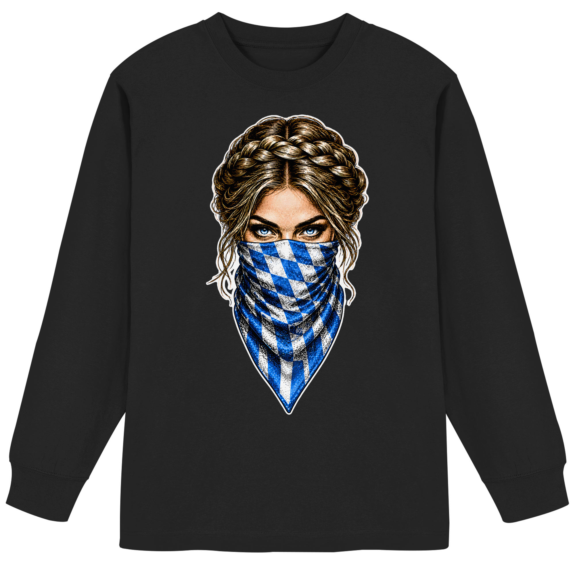 Bayerische Banditin - Organic Heavy Oversized Longsleeve T-Shirt
