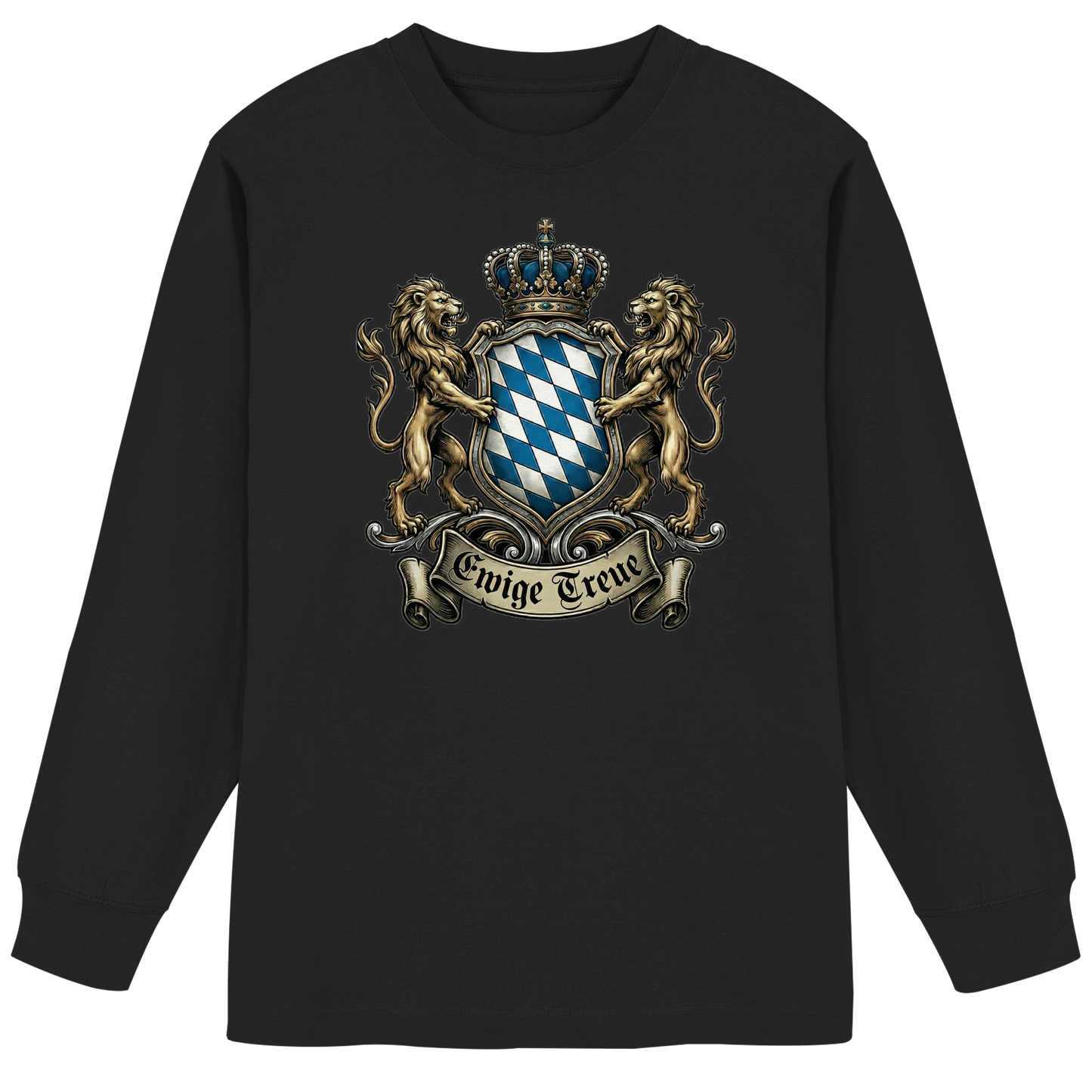 EWIGE TREUE - Organic Heavy Oversized Longsleeve T-Shirt - BayrischerHumor