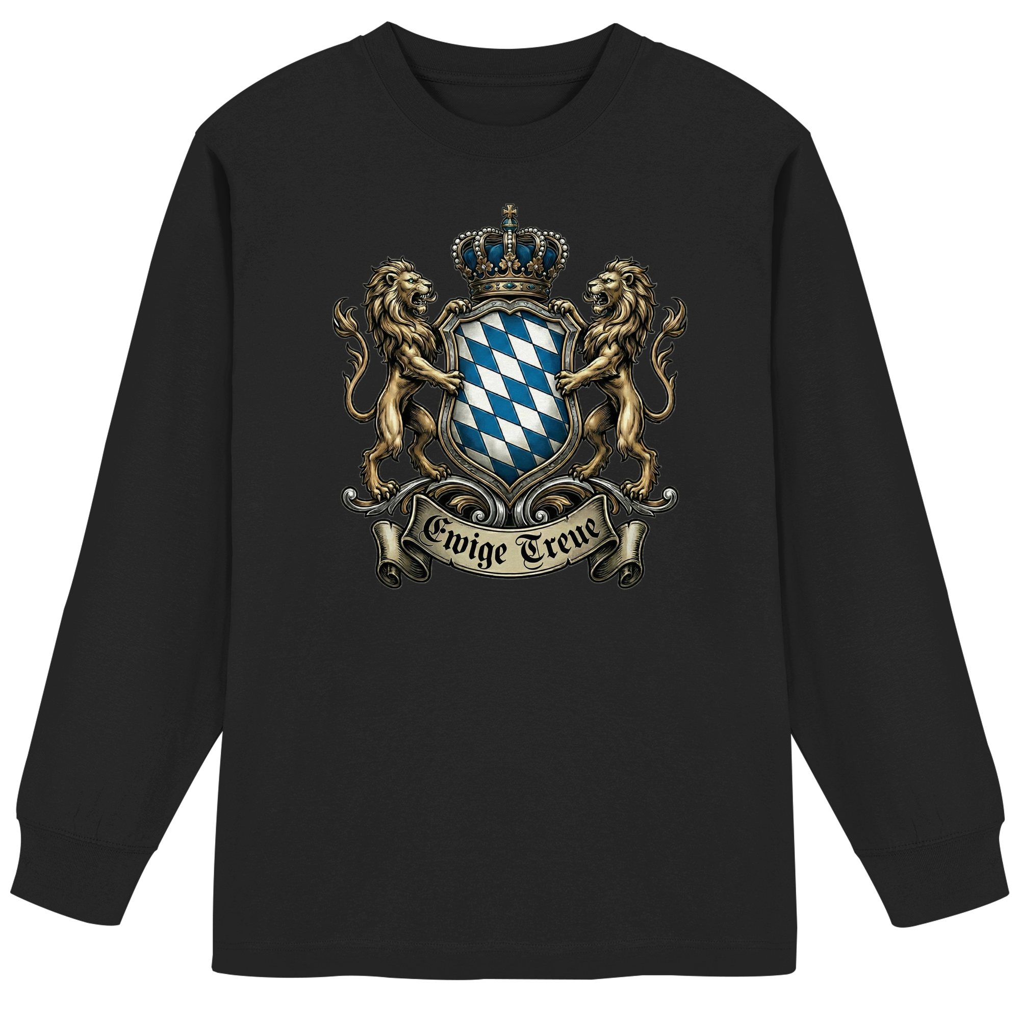 EWIGE TREUE - Organic Heavy Oversized Longsleeve T-Shirt - BayrischerHumor