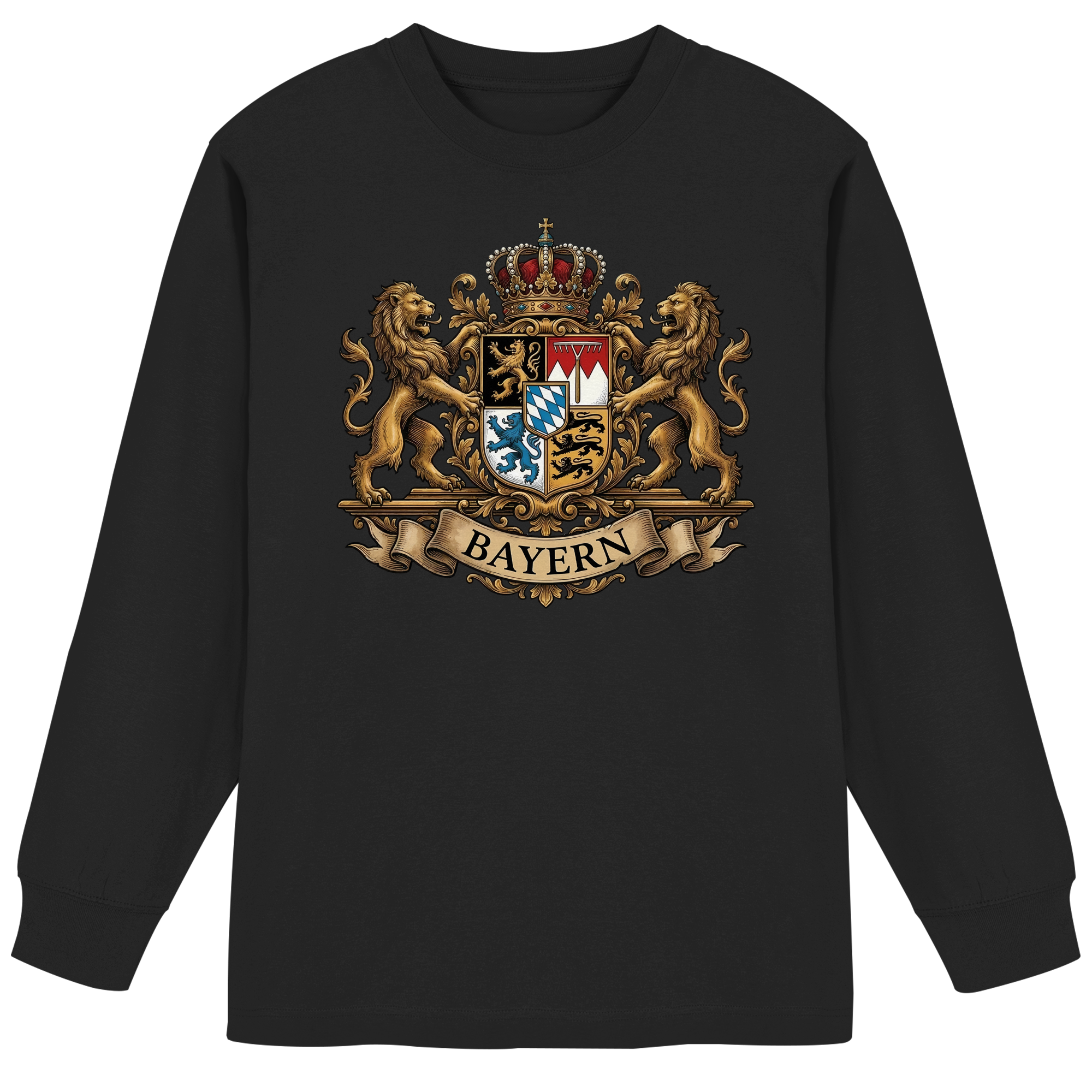 BAYERN - Organic Heavy Oversized Longsleeve T-Shirt - BayrischerHumor