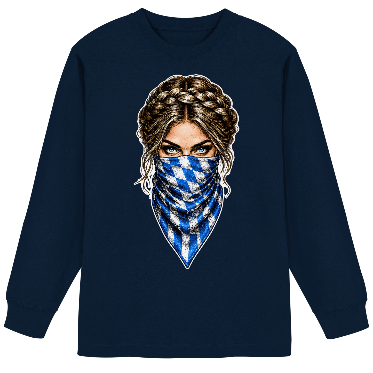 Bayerische Banditin - Organic Heavy Oversized Longsleeve T-Shirt