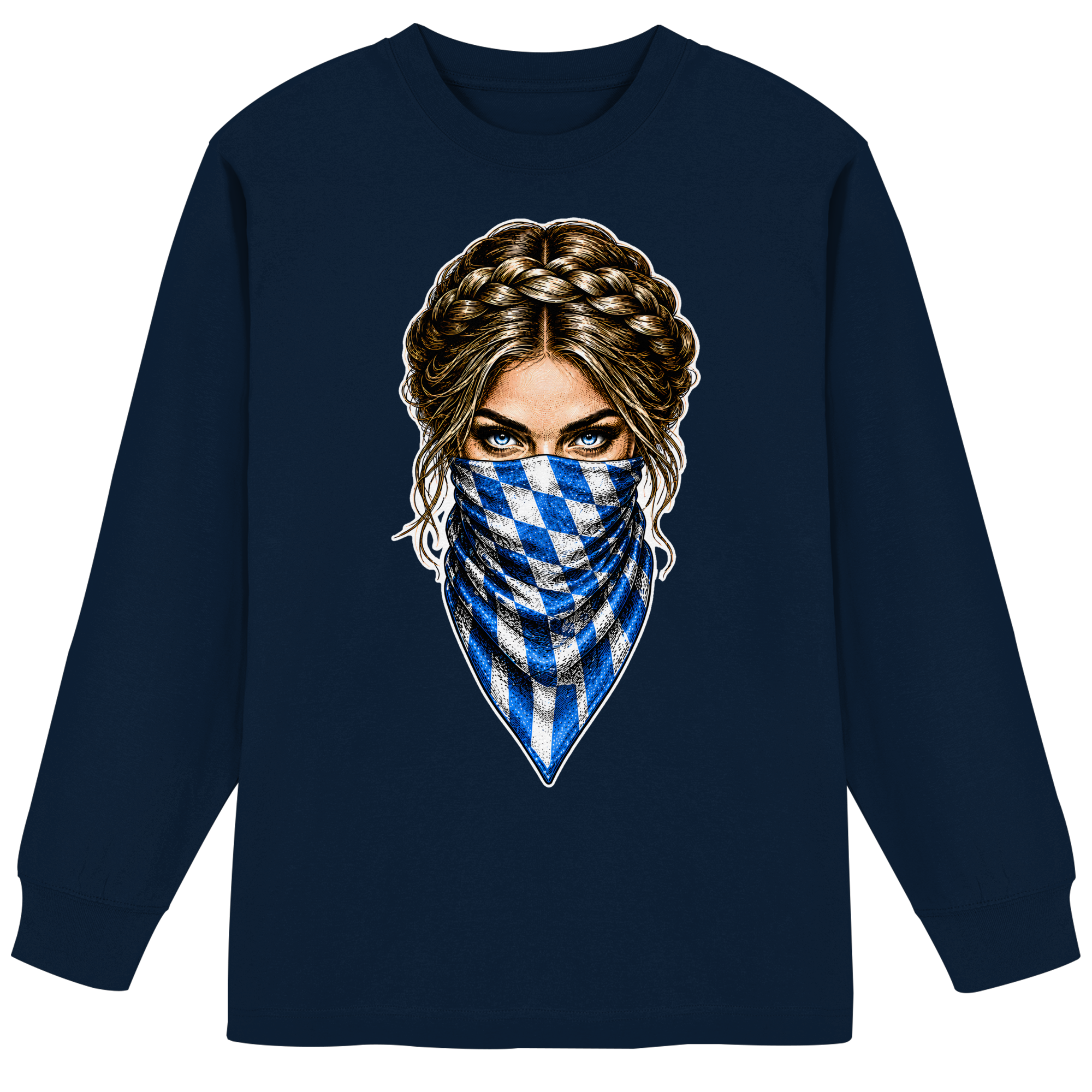 Bayerische Banditin - Organic Heavy Oversized Longsleeve T-Shirt
