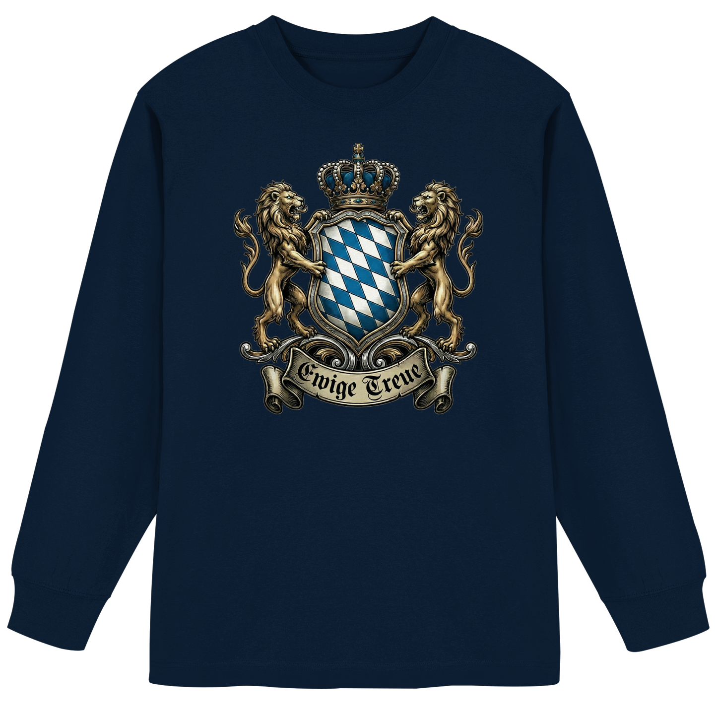 EWIGE TREUE - Organic Heavy Oversized Longsleeve T-Shirt - BayrischerHumor