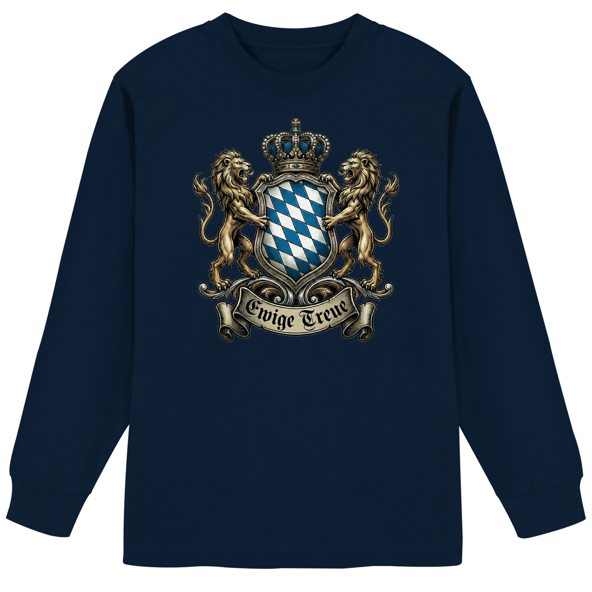 EWIGE TREUE - Organic Heavy Oversized Longsleeve T-Shirt - BayrischerHumor