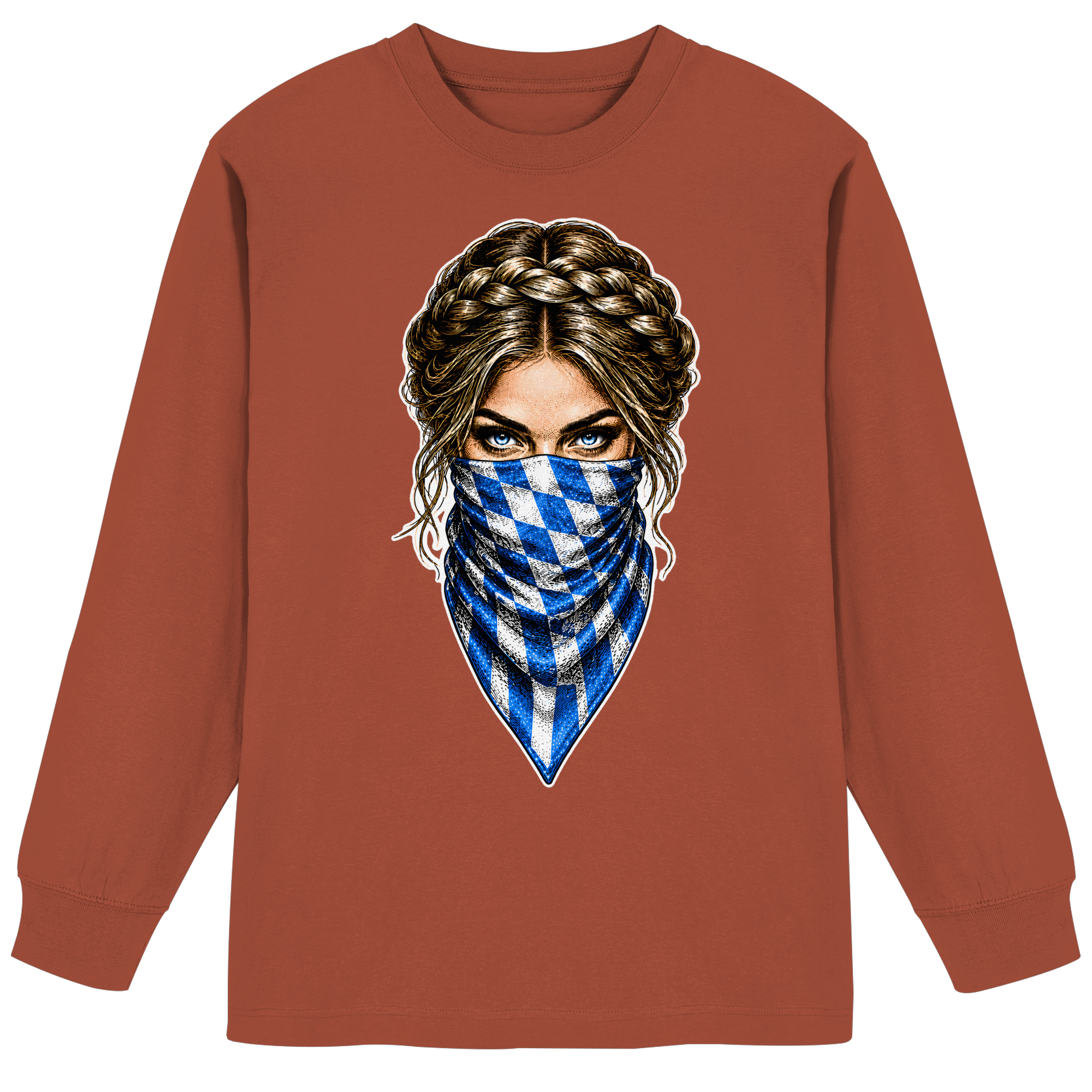 Bayerische Banditin - Organic Heavy Oversized Longsleeve T-Shirt