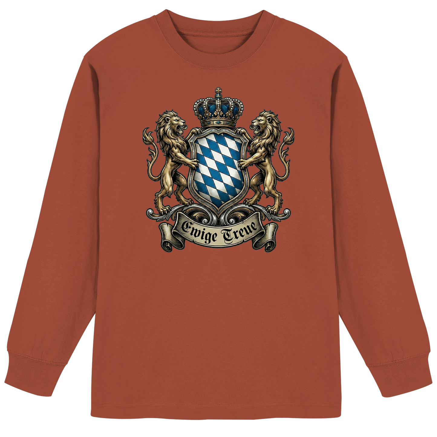 EWIGE TREUE - Organic Heavy Oversized Longsleeve T-Shirt - BayrischerHumor