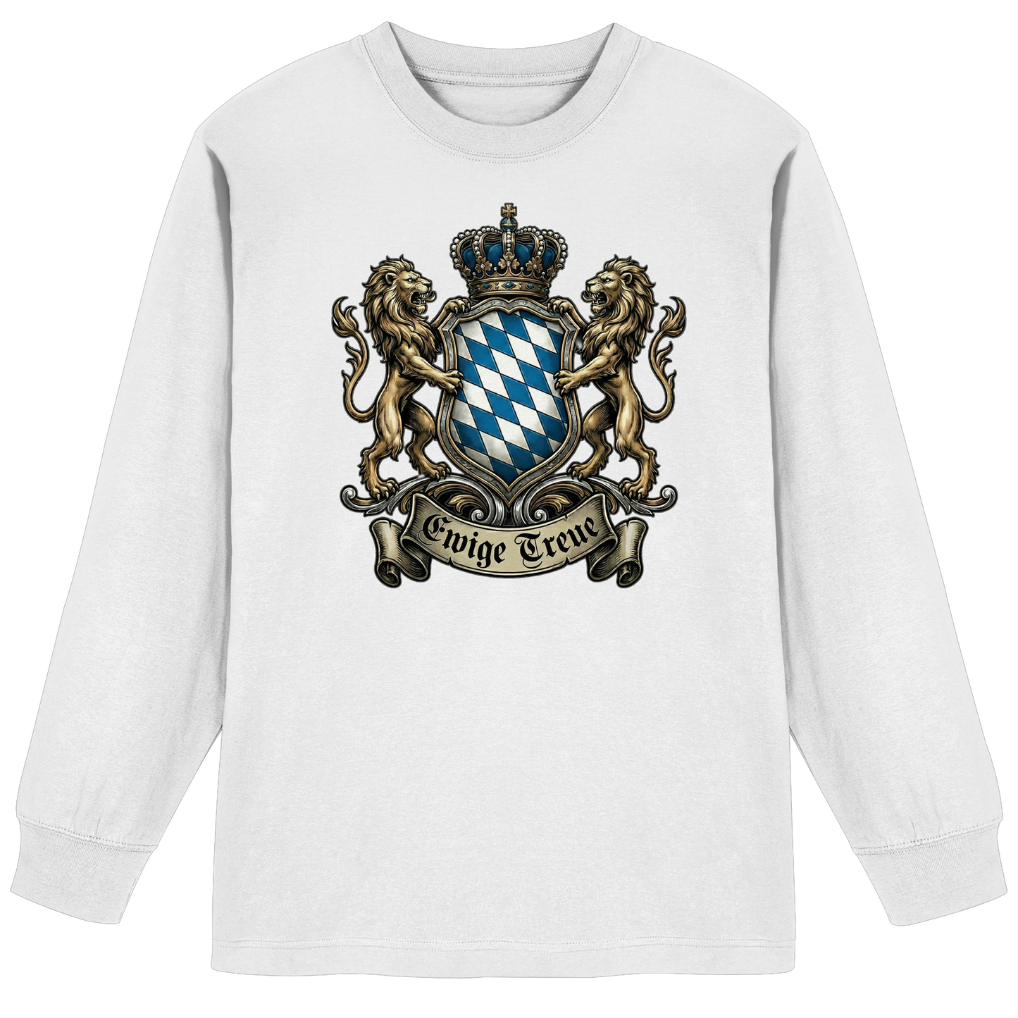 EWIGE TREUE - Organic Heavy Oversized Longsleeve T-Shirt - BayrischerHumor
