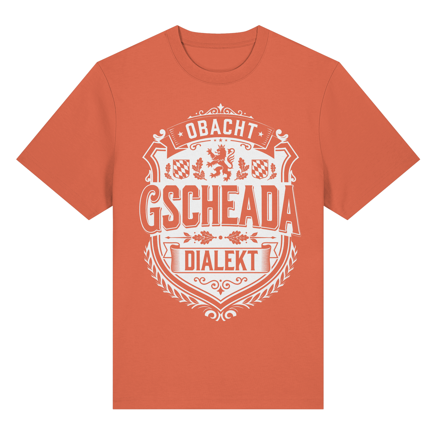 OBACHT GSCHEADA DIALEKT - Organic Heavy Shirt - BayrischerHumor