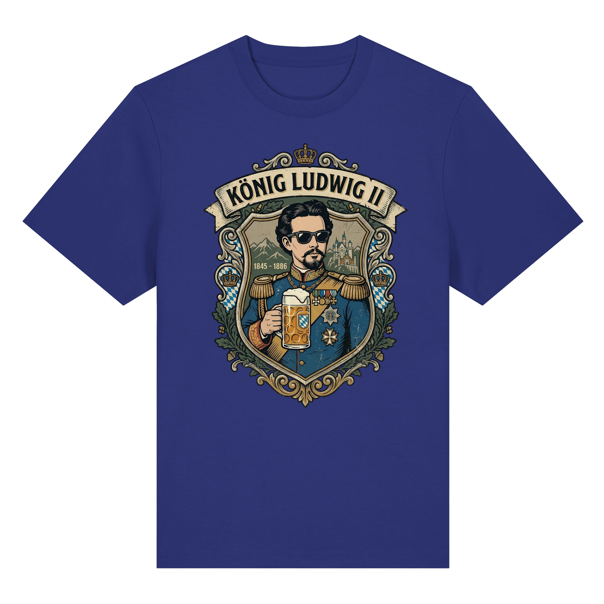 KÖNIG LUDWIG II - Organic Heavy Shirt - BayrischerHumor