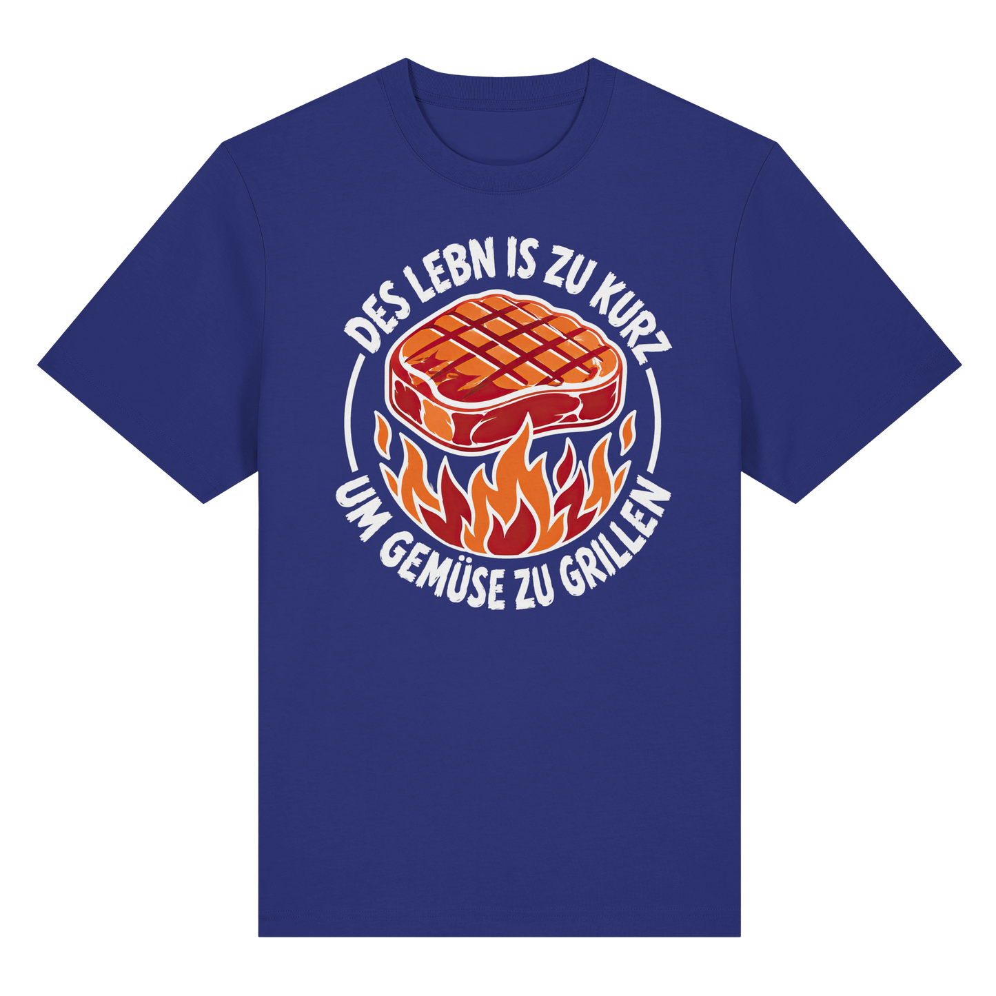DES LEBN IS ZU KURZ - UM GEMÜSE ZU GRILLEN - Organic Heavy Shirt