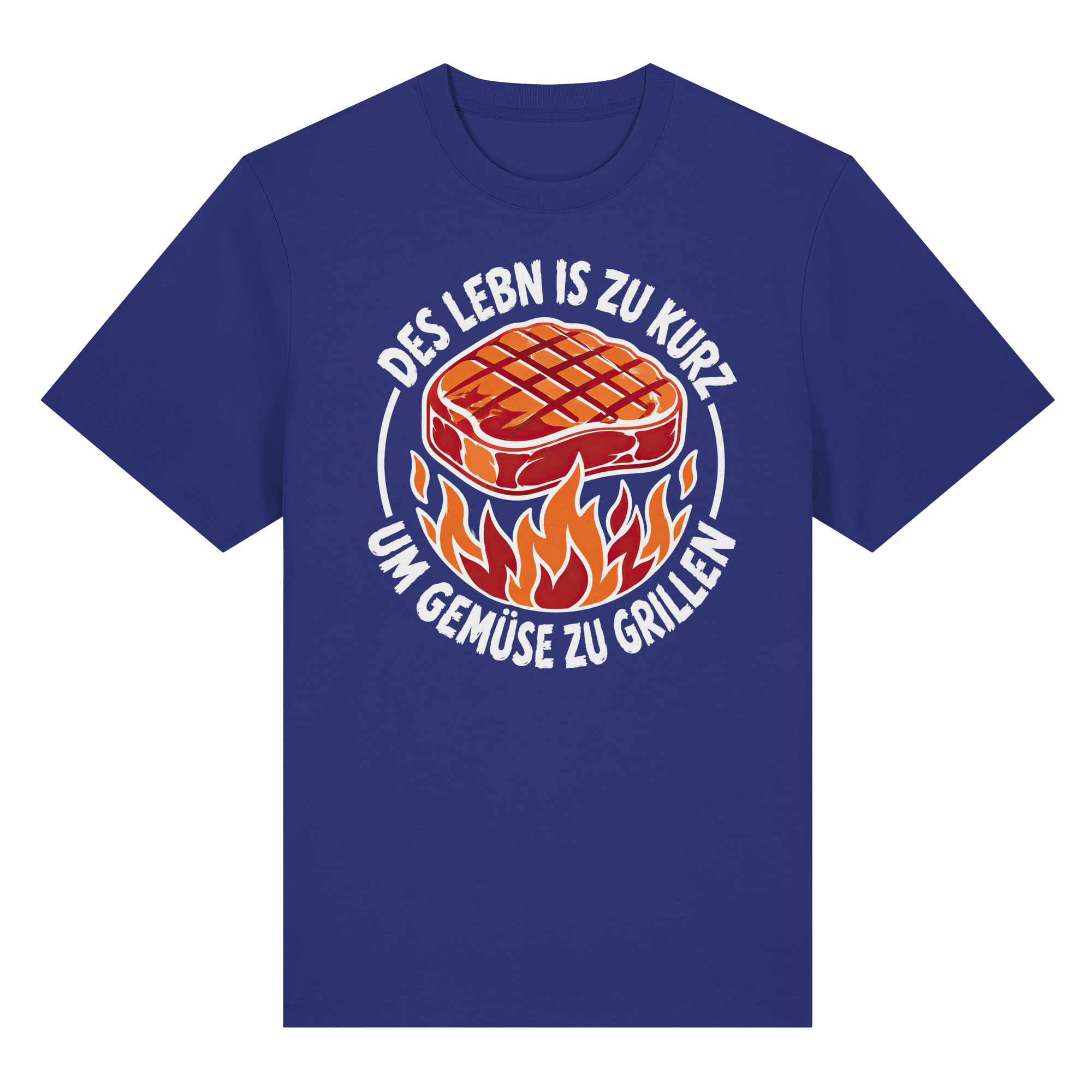 DES LEBN IS ZU KURZ - UM GEMÜSE ZU GRILLEN - Organic Heavy Shirt