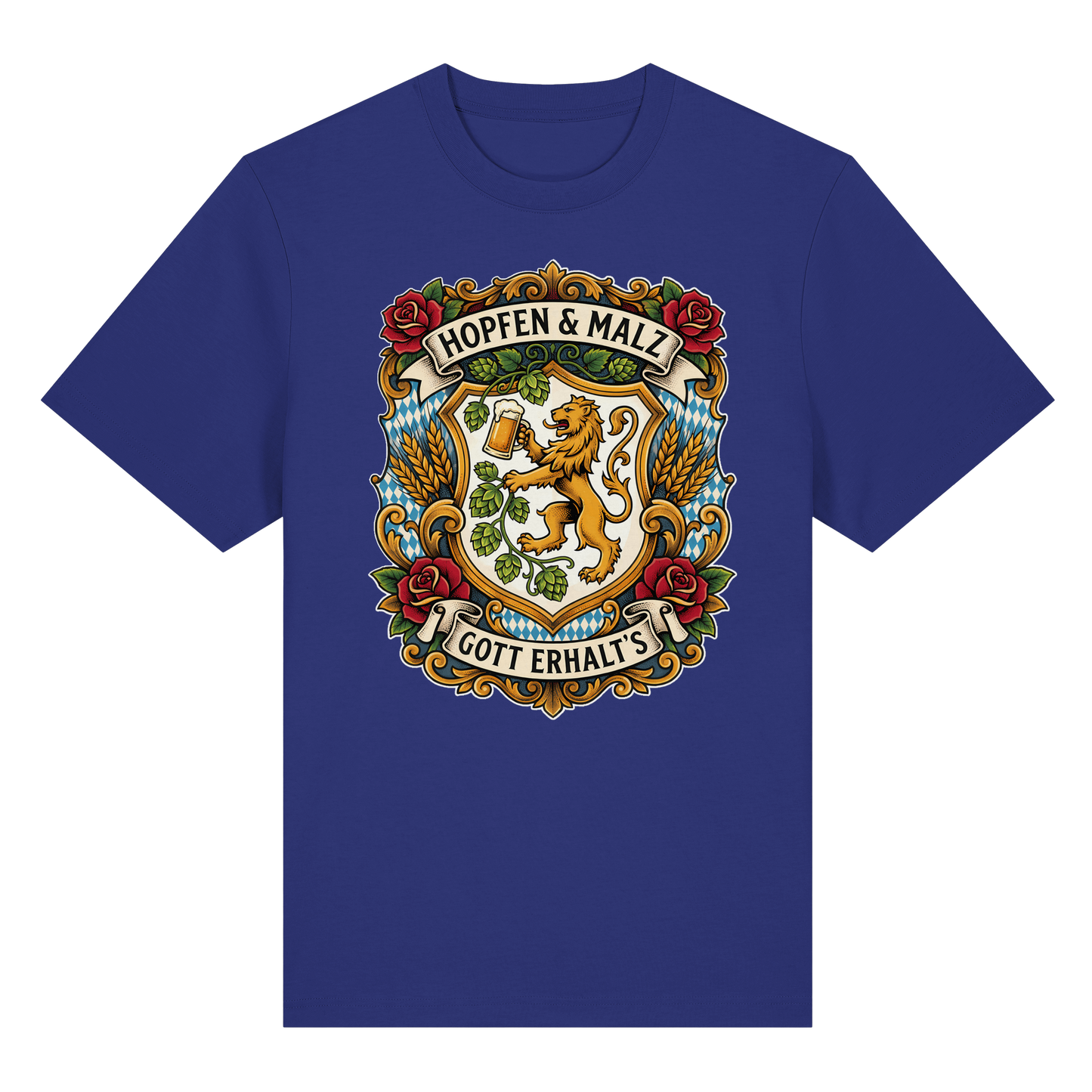 HOPFEN & MALZ - GOTT ERHALT`S - Organic Heavy Shirt - BayrischerHumor