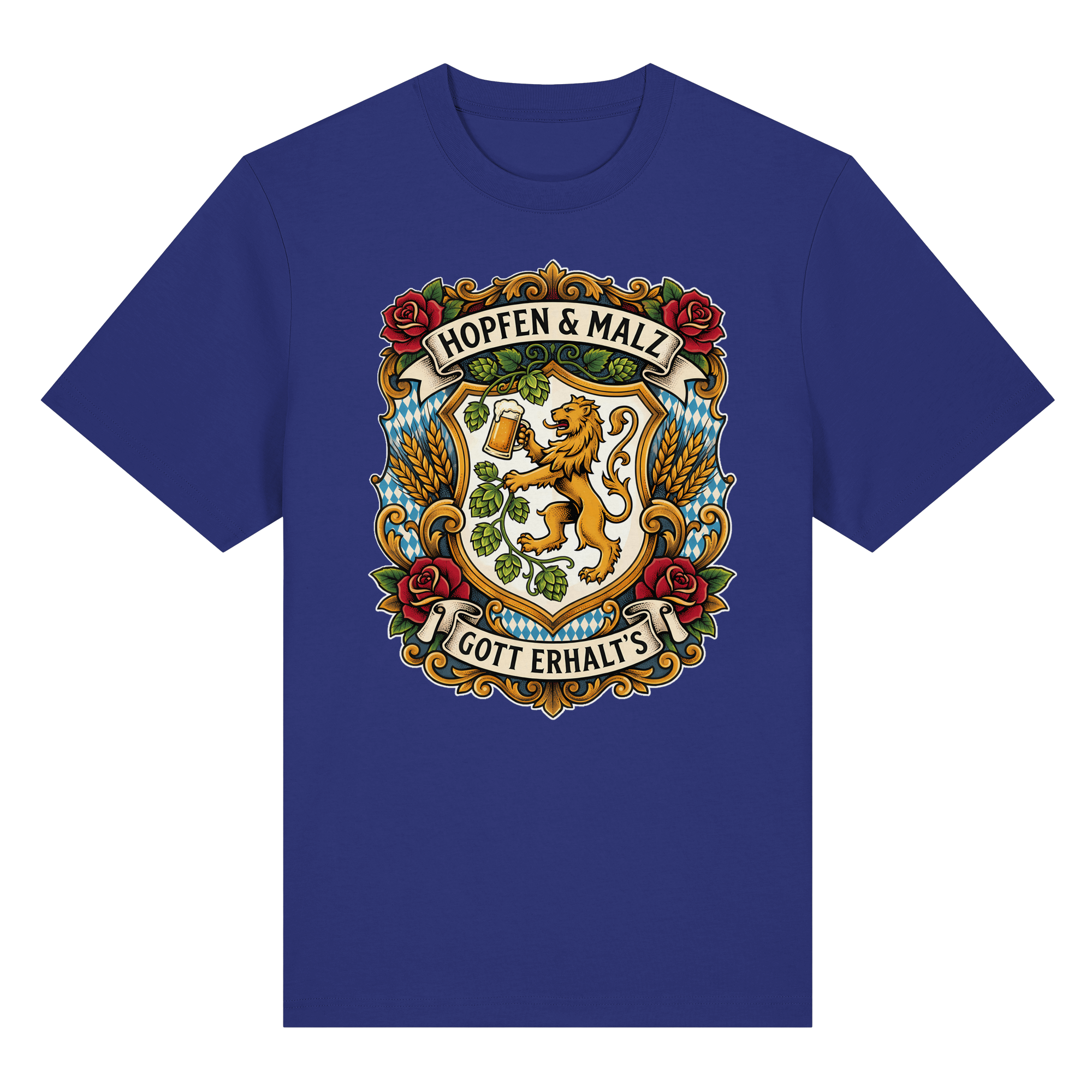 HOPFEN & MALZ - GOTT ERHALT`S - Organic Heavy Shirt - BayrischerHumor