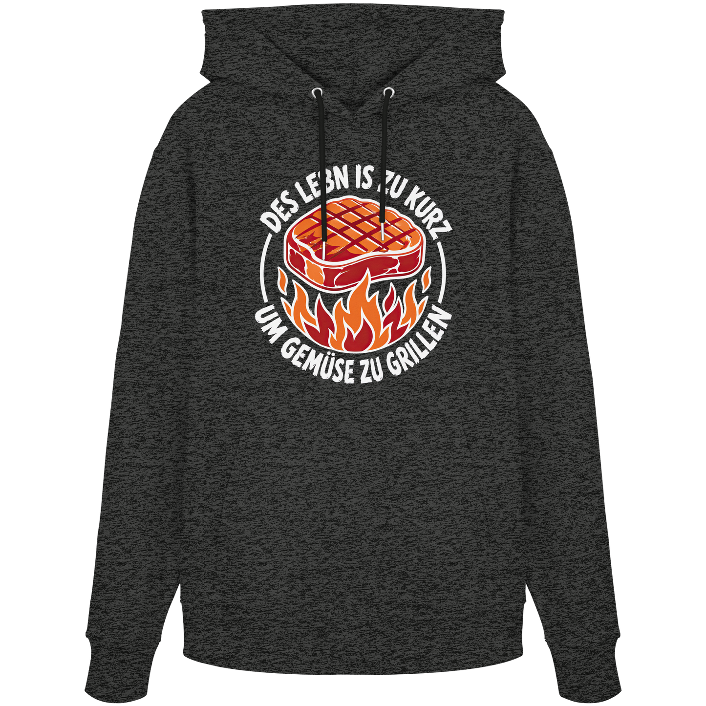 DES LEBN IS ZU KURZ - UM GEMÜSE ZU GRILLEN - Organic Hoodie